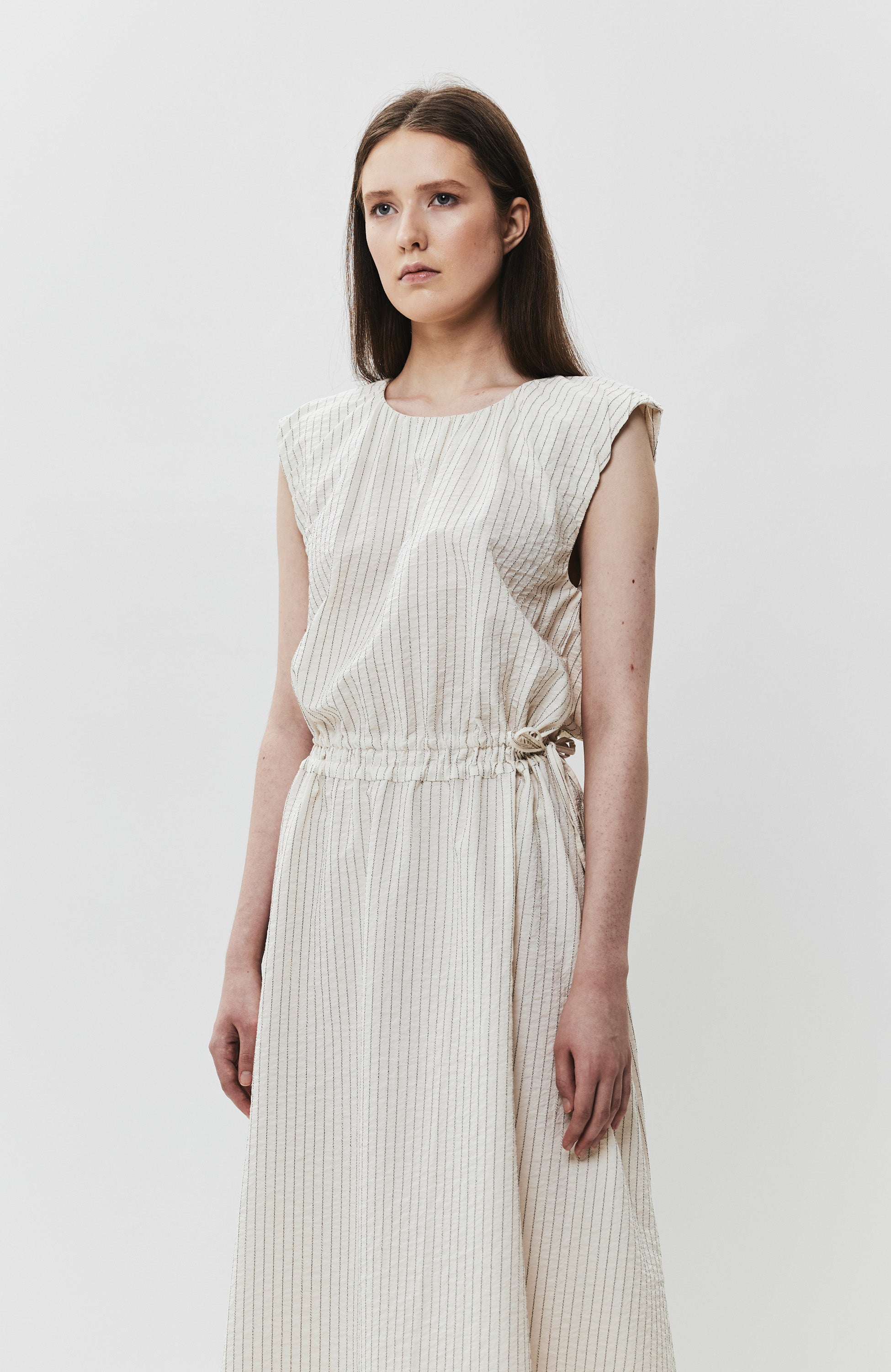 House of dagmar White Ruffle cotton dress image 4