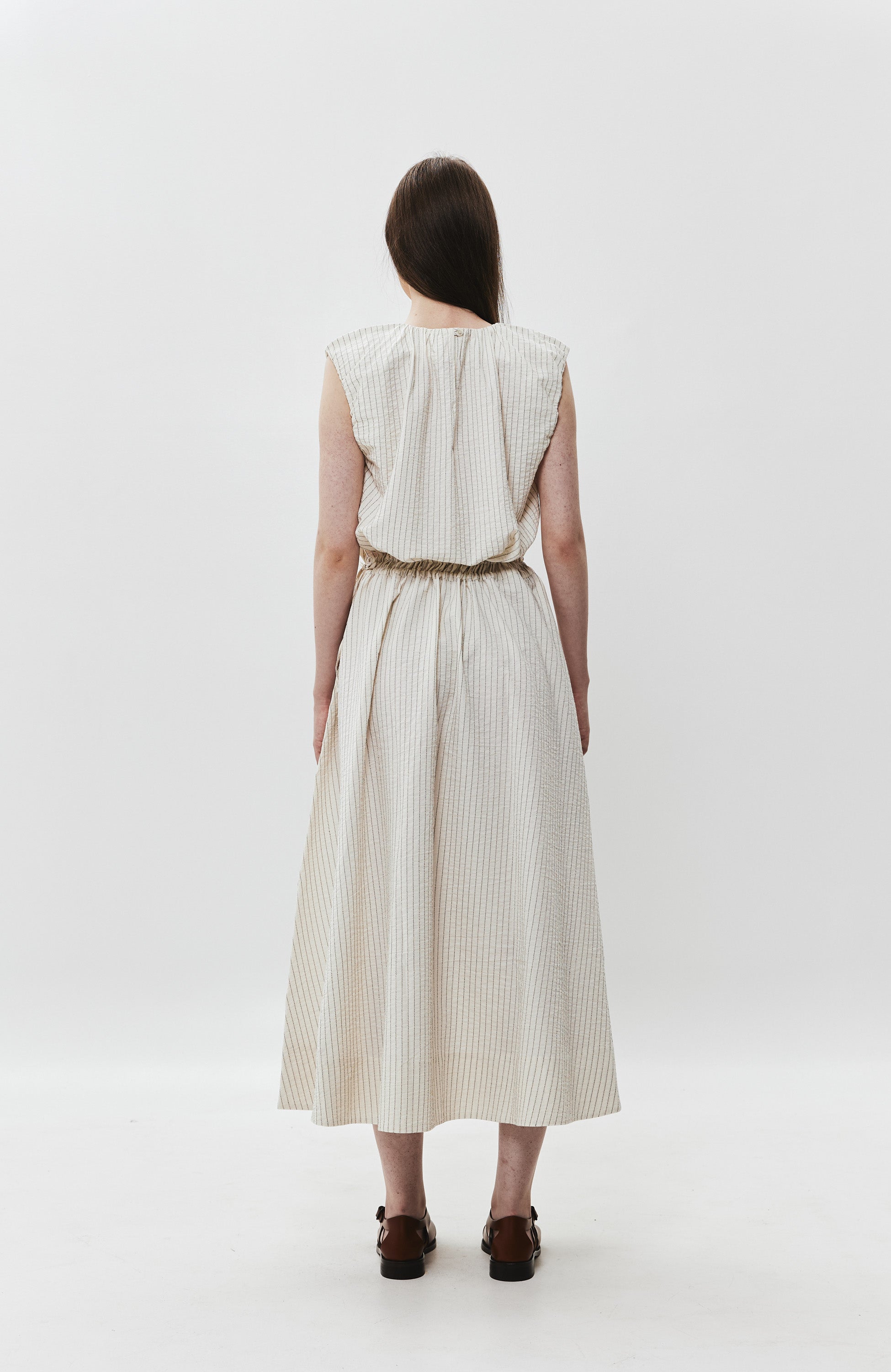 House of dagmar White Ruffle cotton dress image 6