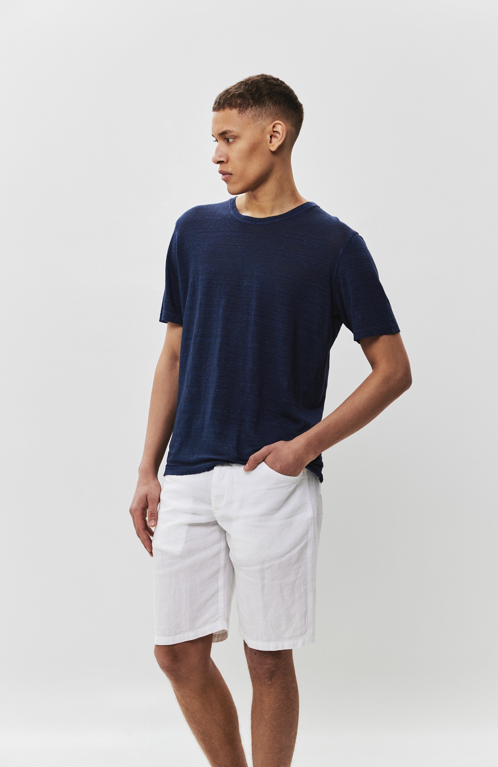 Linen basic t-shirt
