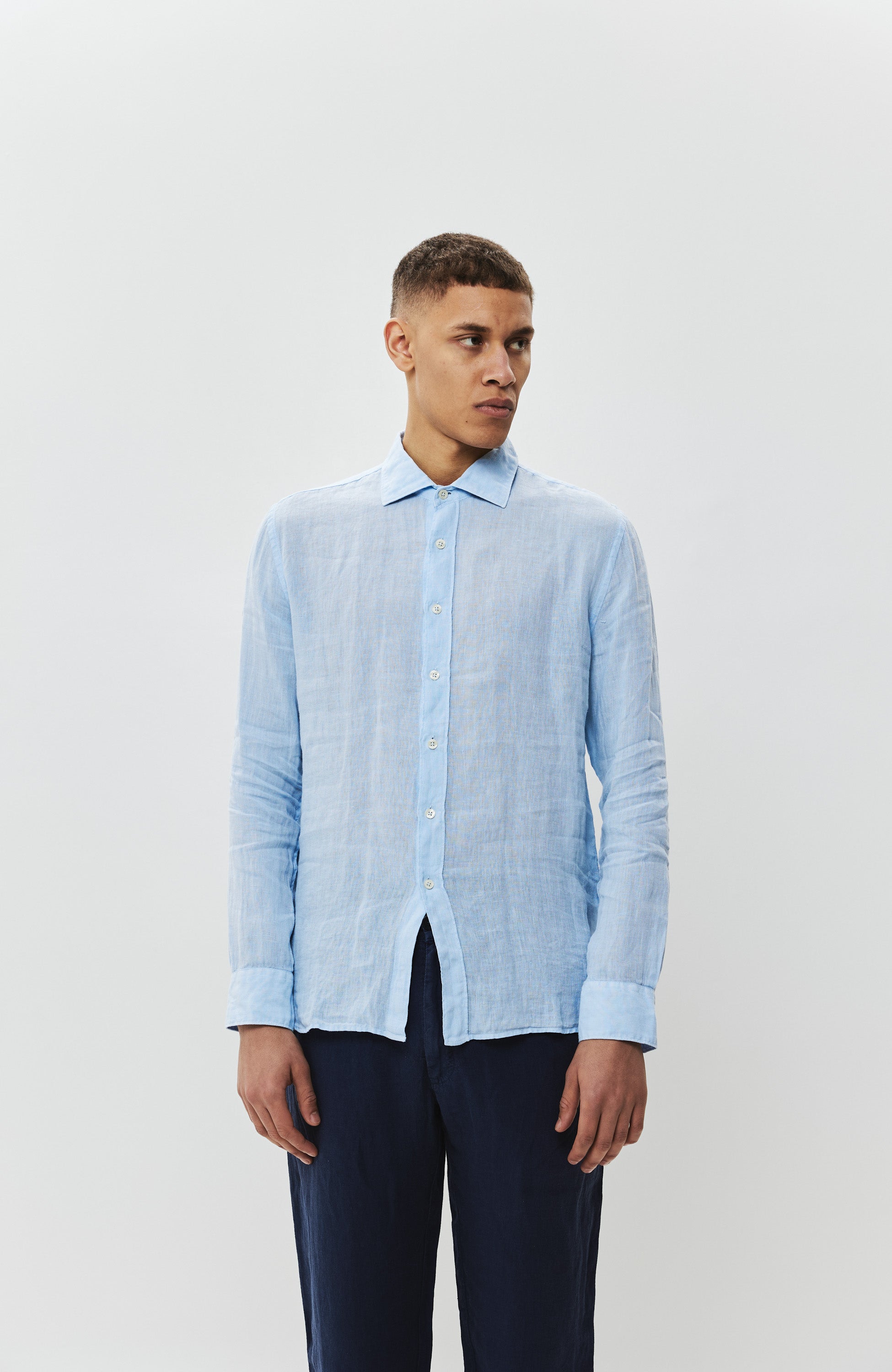 Long sleeve linen shirt