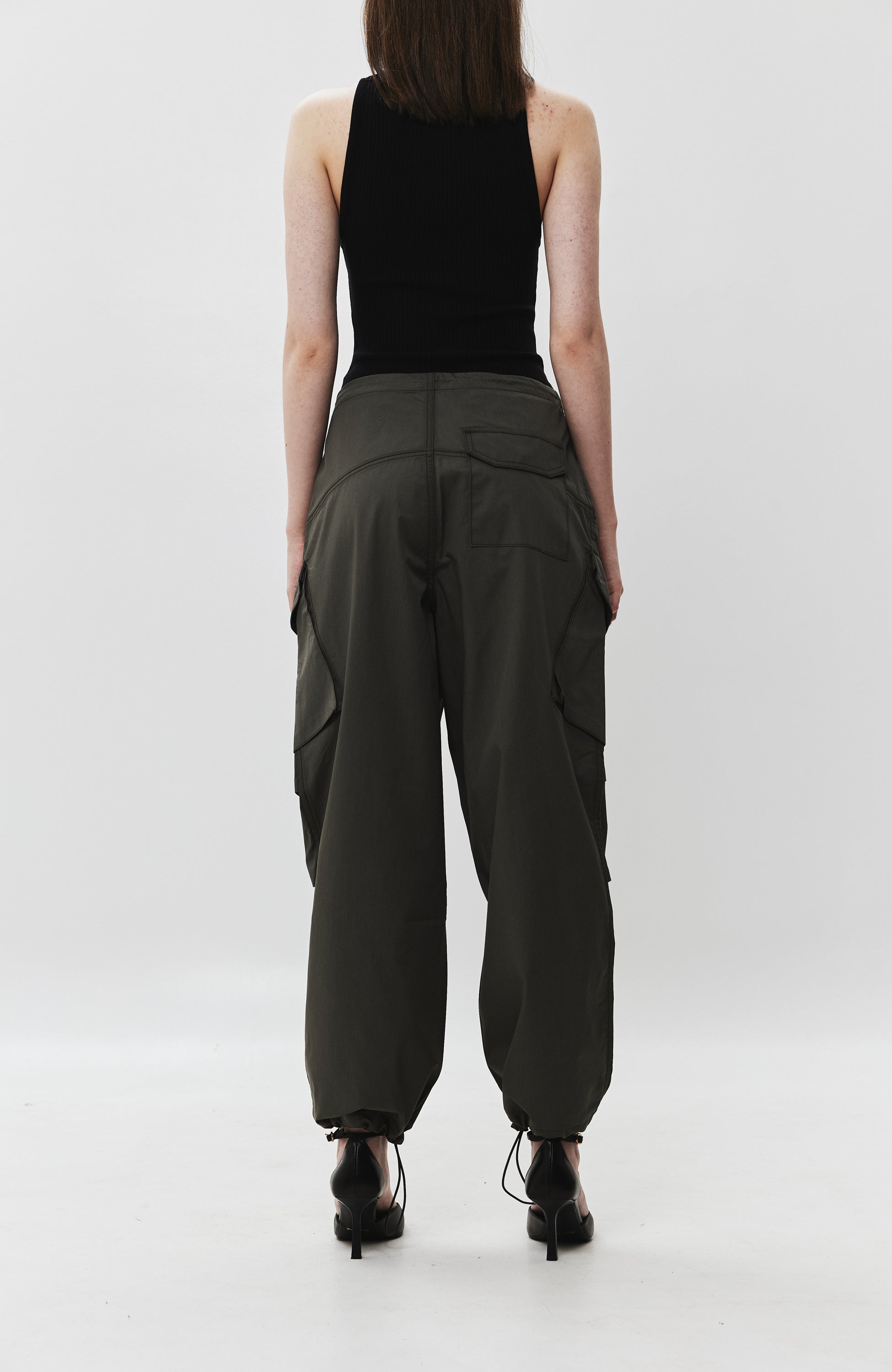 Agolde Green Cargo cotton trousers ginerva image 5