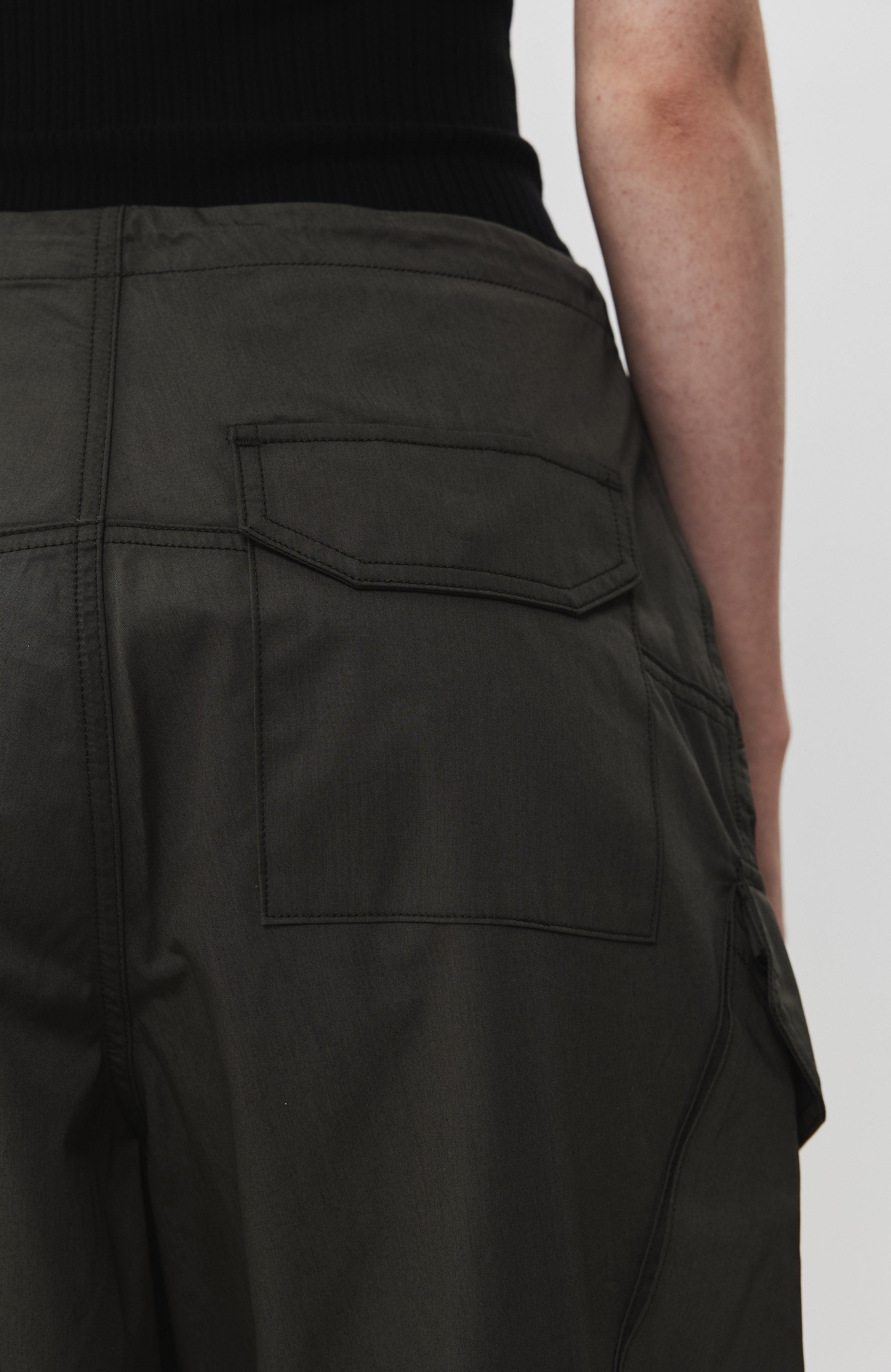 Agolde Green Cargo cotton trousers ginerva image 7