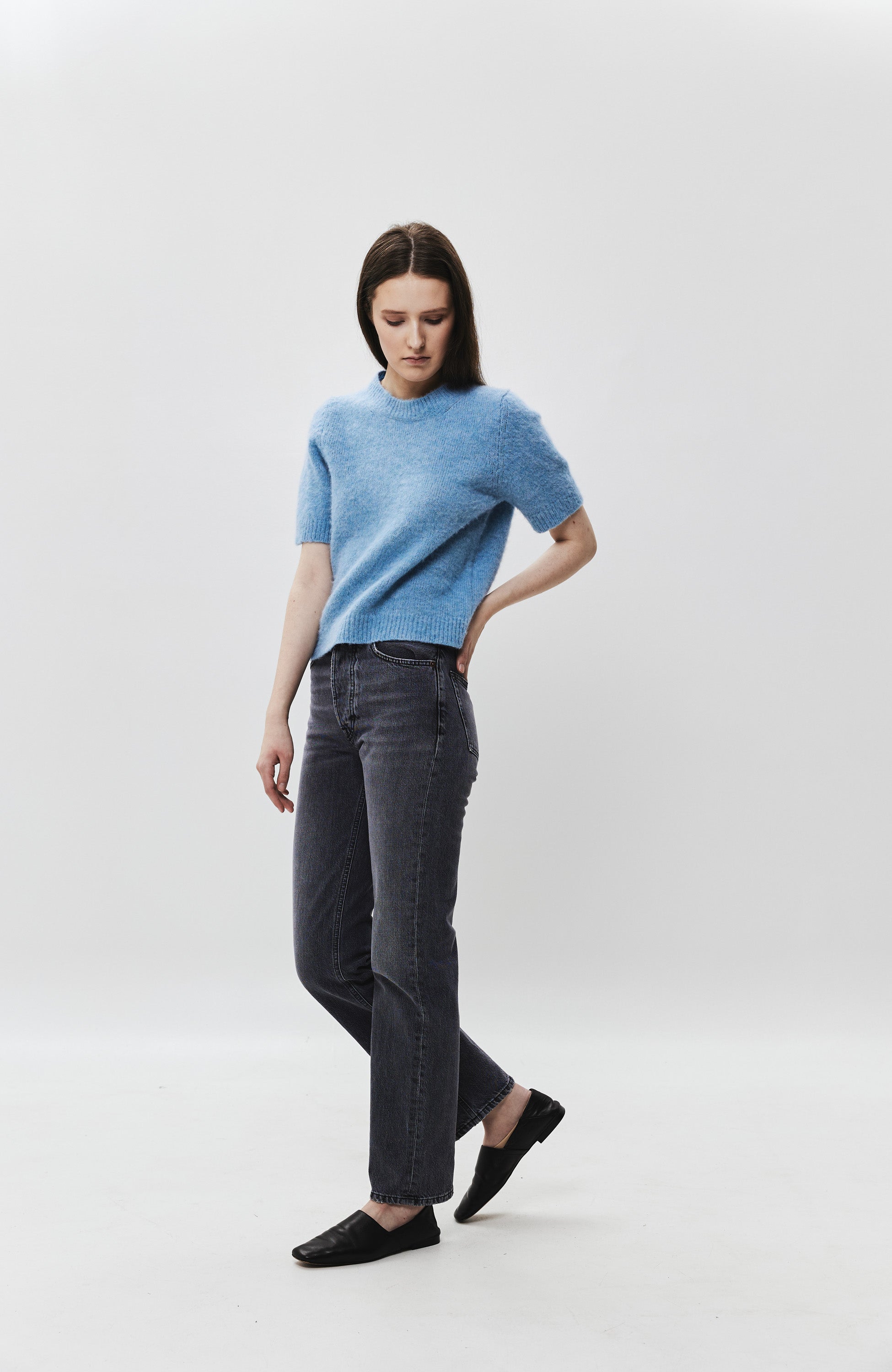 House of dagmar Grey Straight-leg jeans image 1