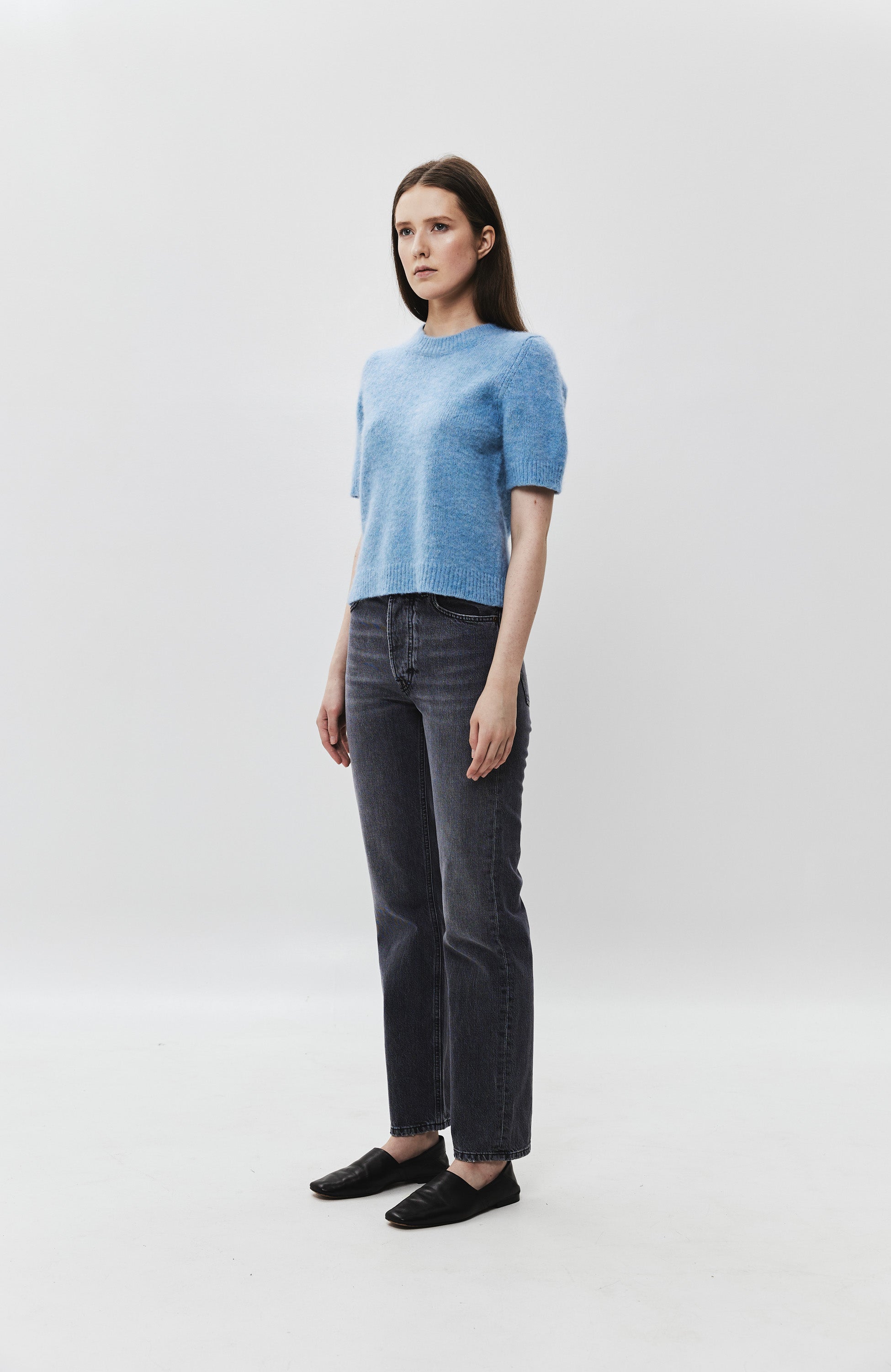 House of dagmar Grey Straight-leg jeans image 9