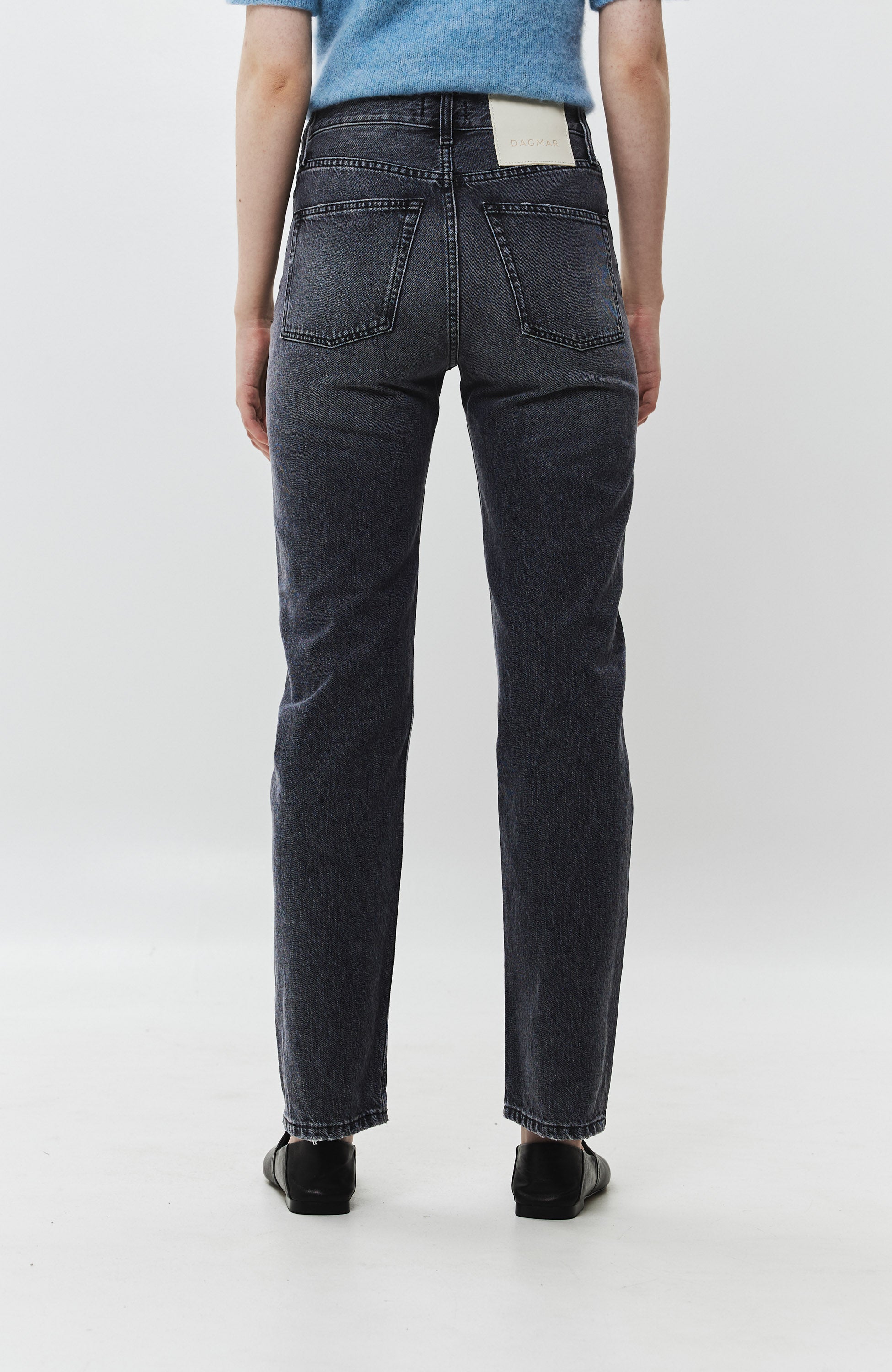 House of dagmar Grey Straight-leg jeans image 5