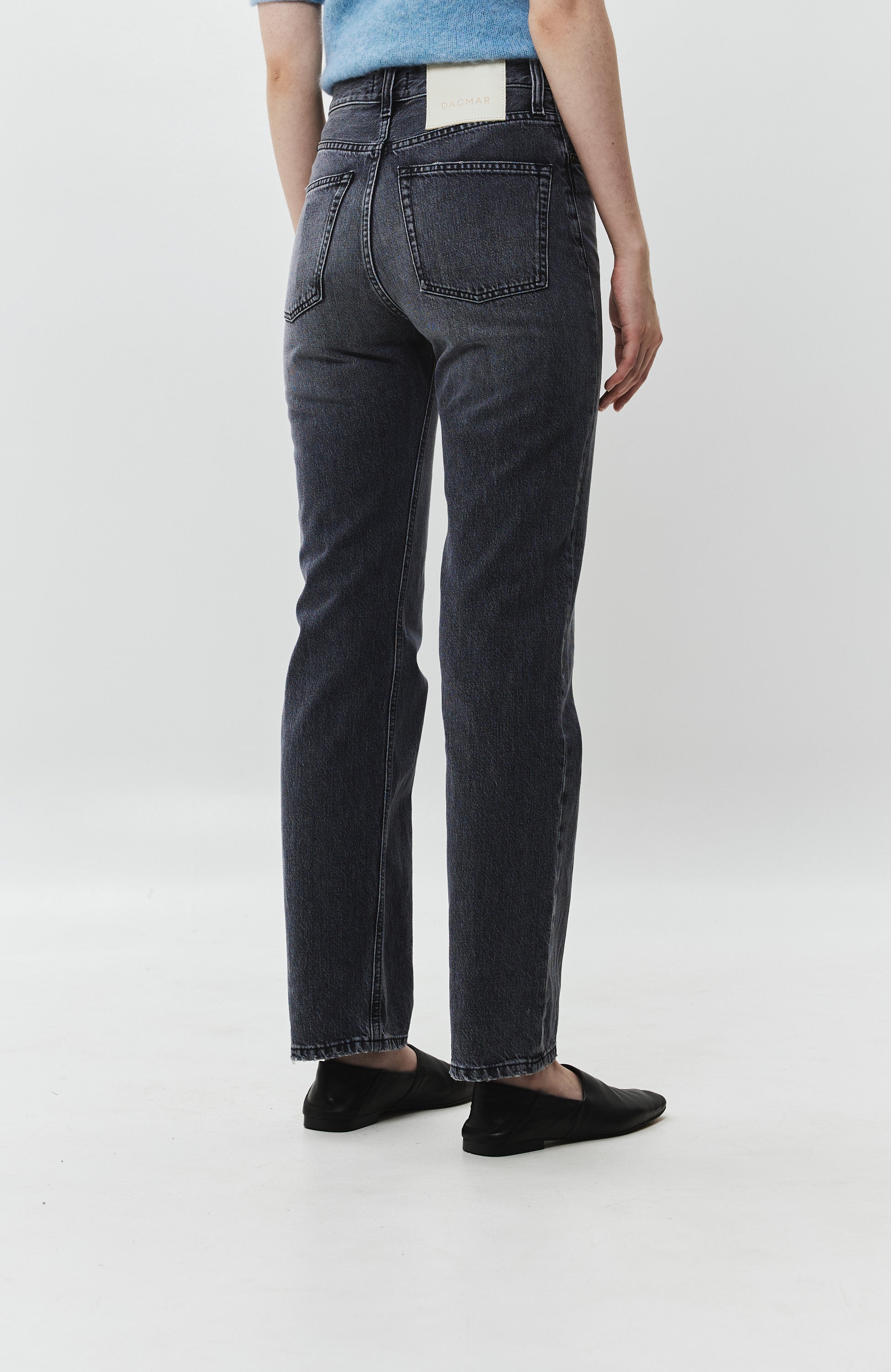 House of dagmar Grey Straight-leg jeans image 6