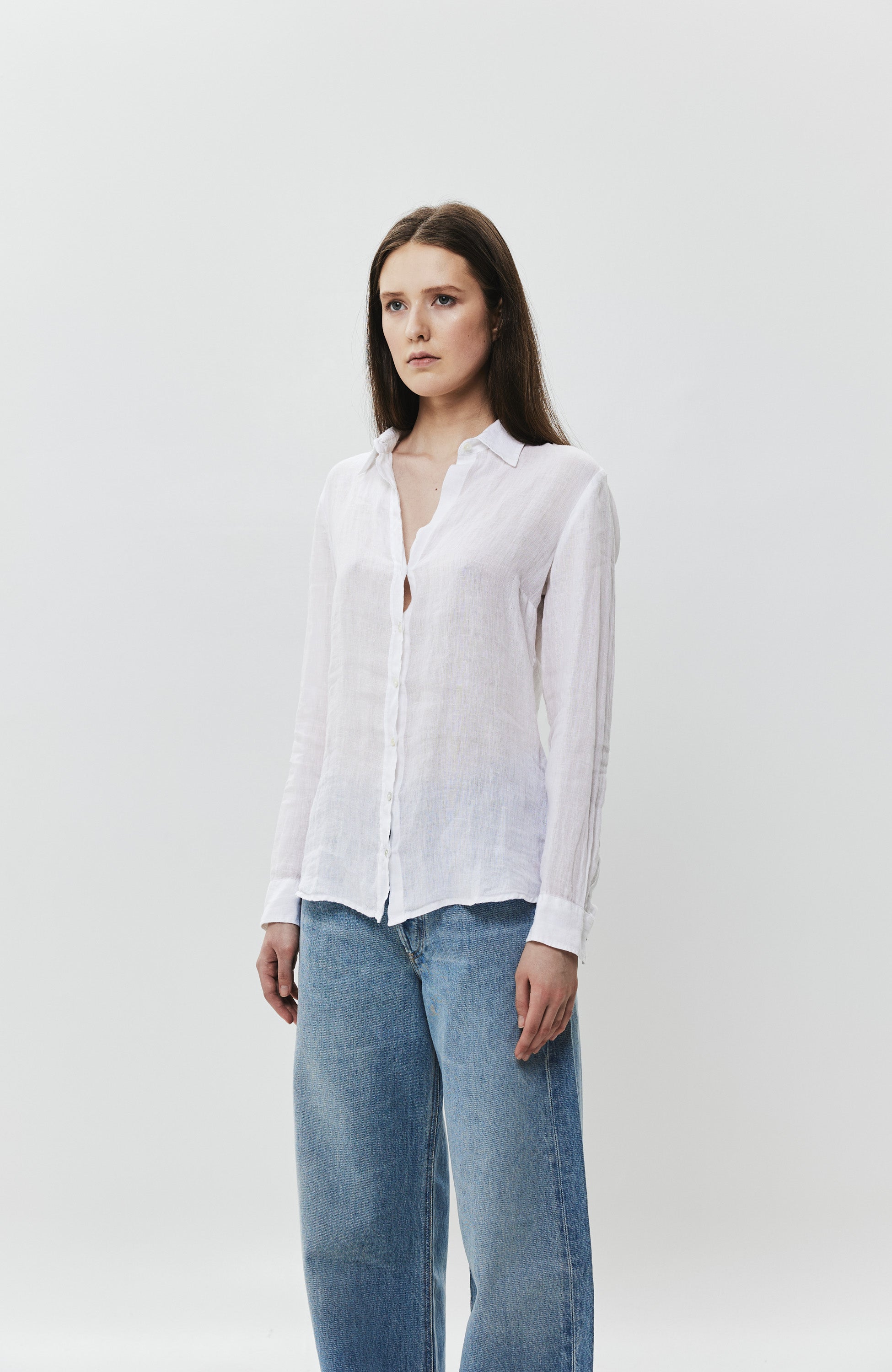 Long sleeve linen shirt