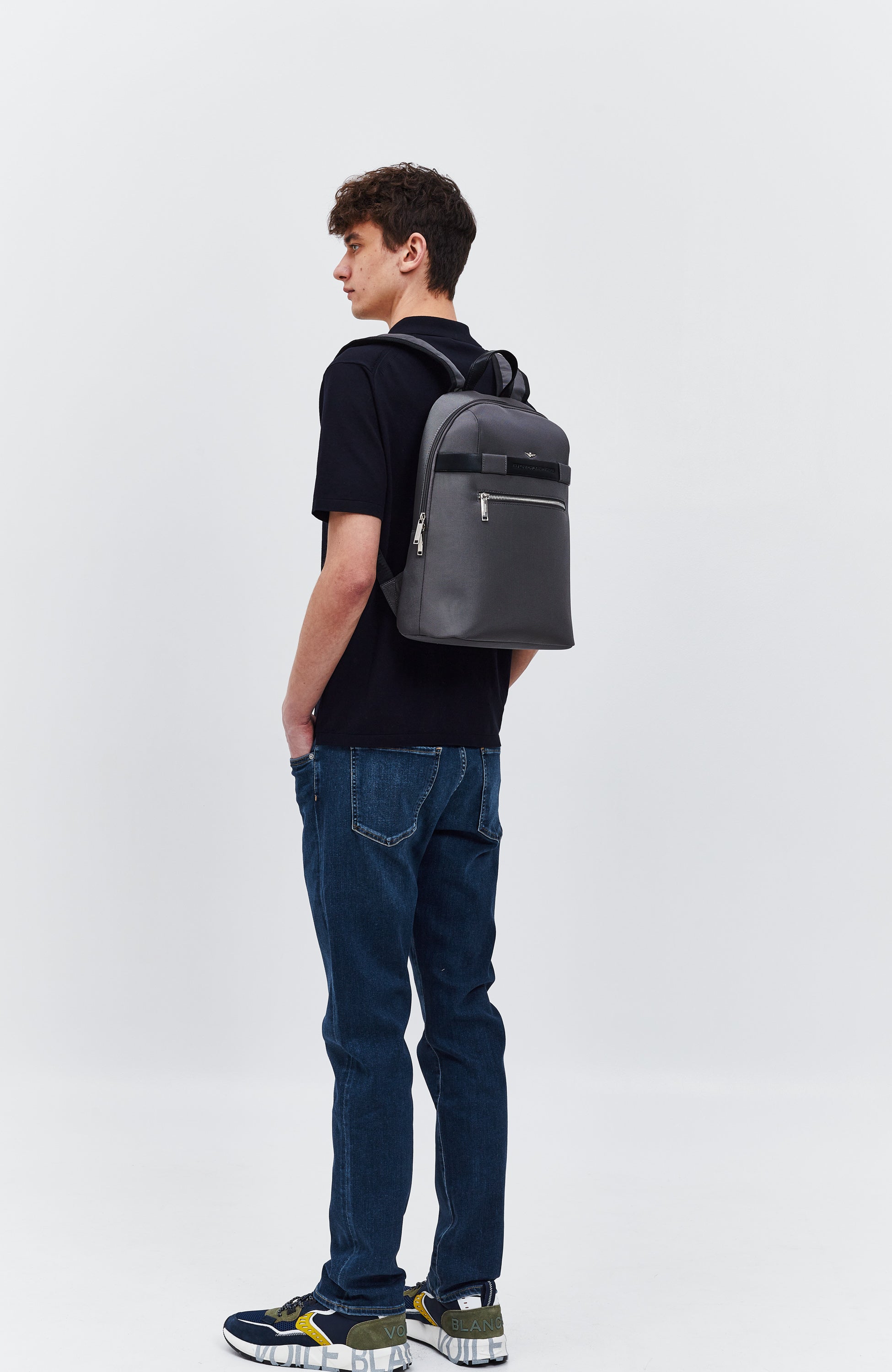 Aeronautica militare Grey Backpack image 6