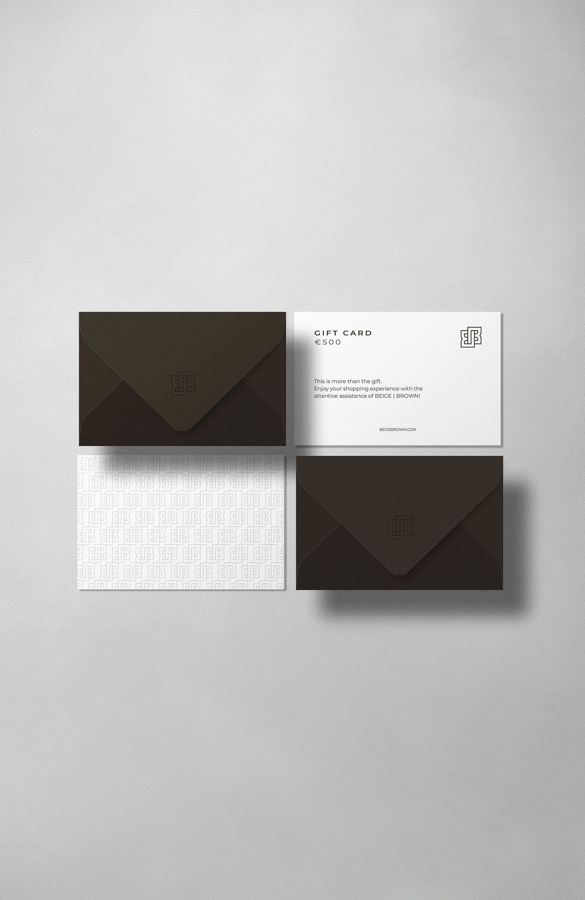 Beige brown Gift card image 1