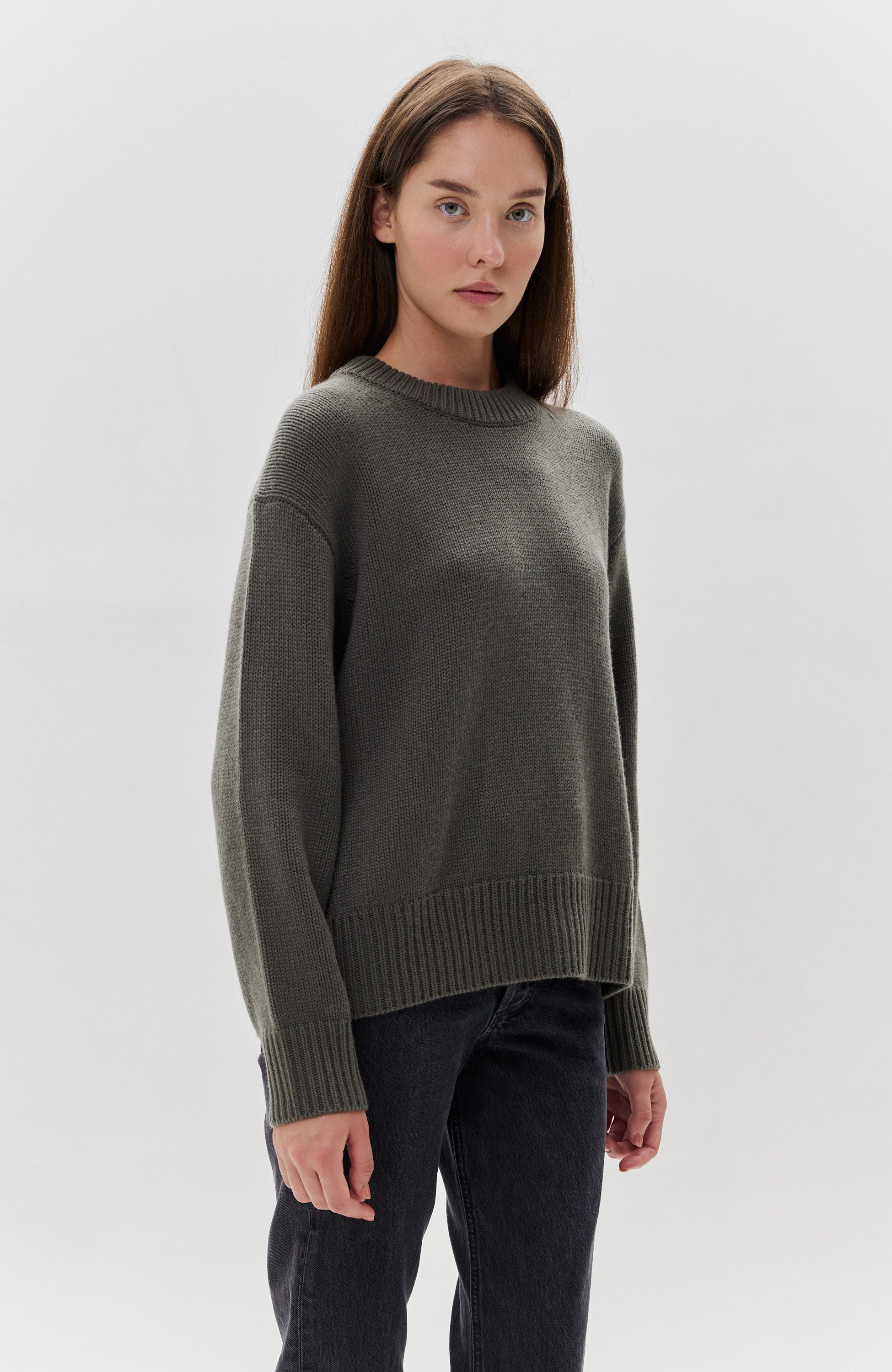 Lisa yang Green Crewneck cashmere sweater renske image 3