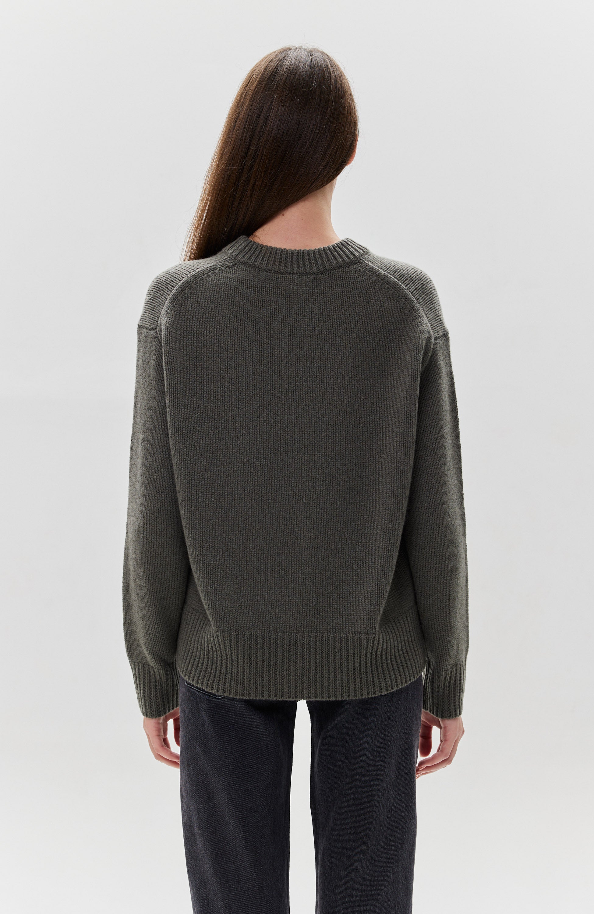 Lisa yang Green Crewneck cashmere sweater renske image 4
