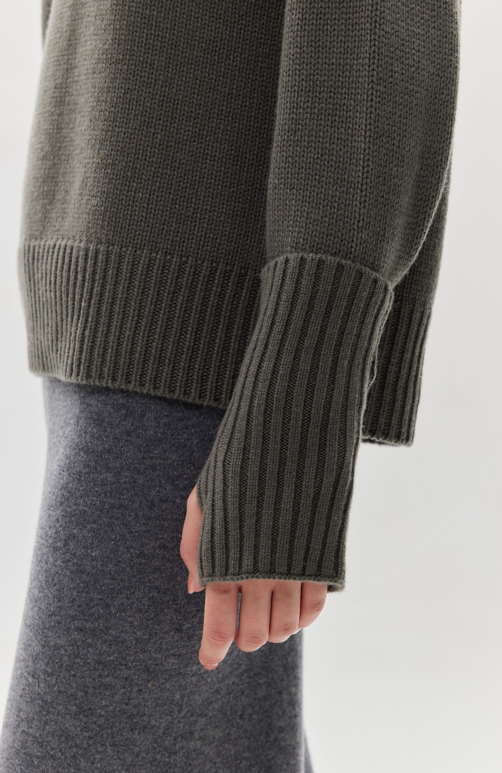 Ribbed-knit armwarmers HYDEN