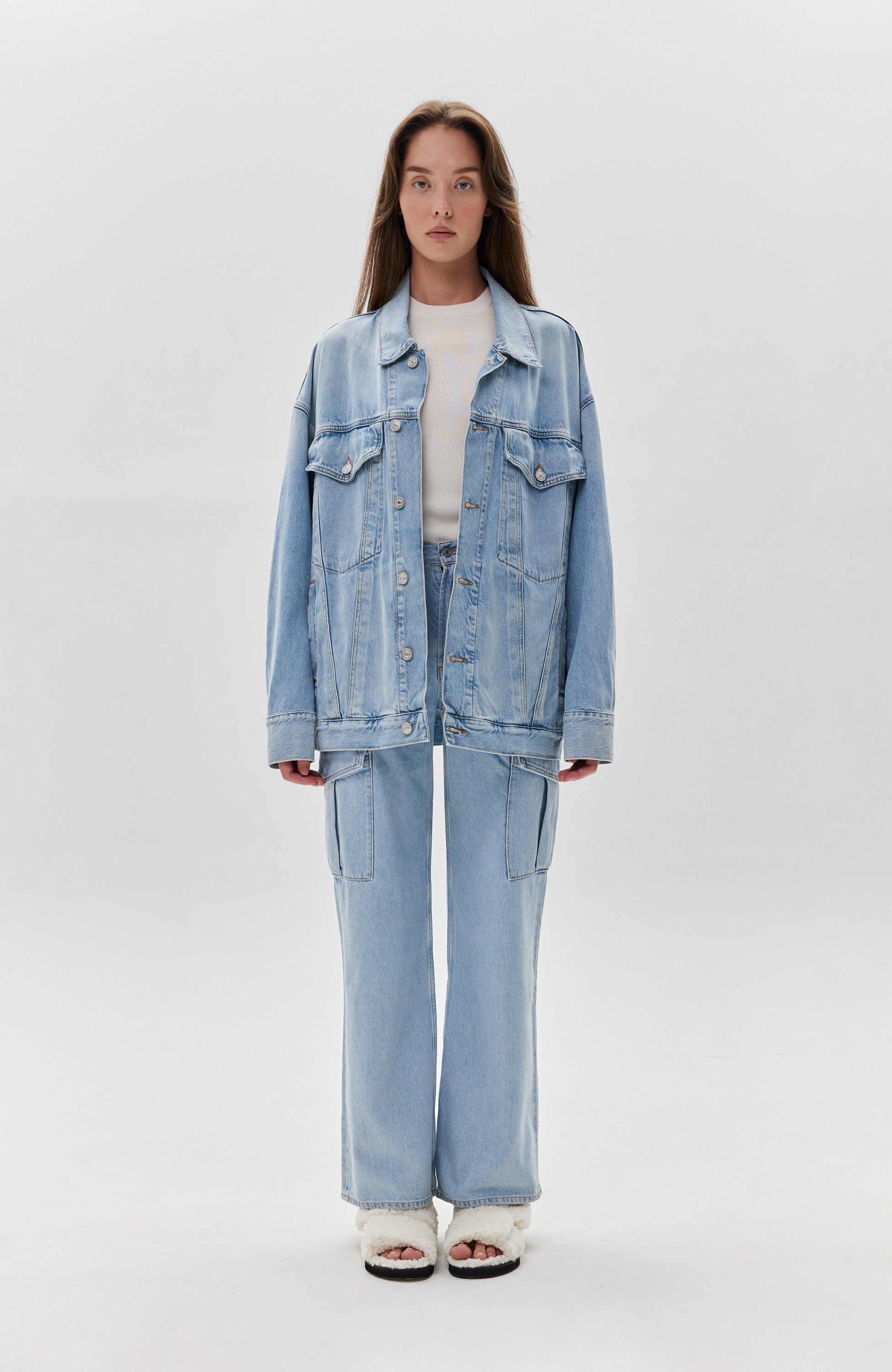 Kurtka jeansowa vintage oversize WAYNE