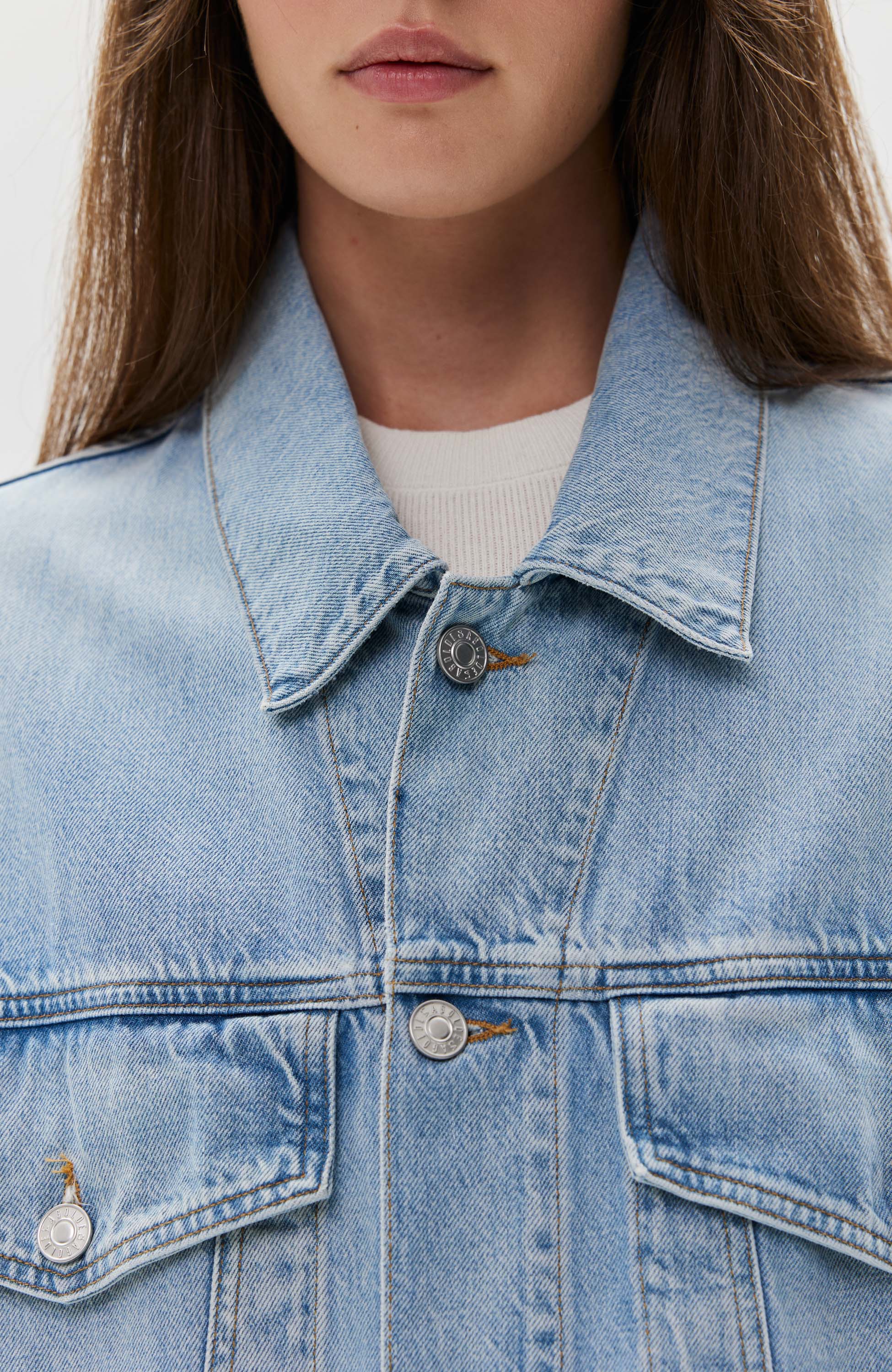 Agolde Blue Oversized vintage denim jacket wayne image 6