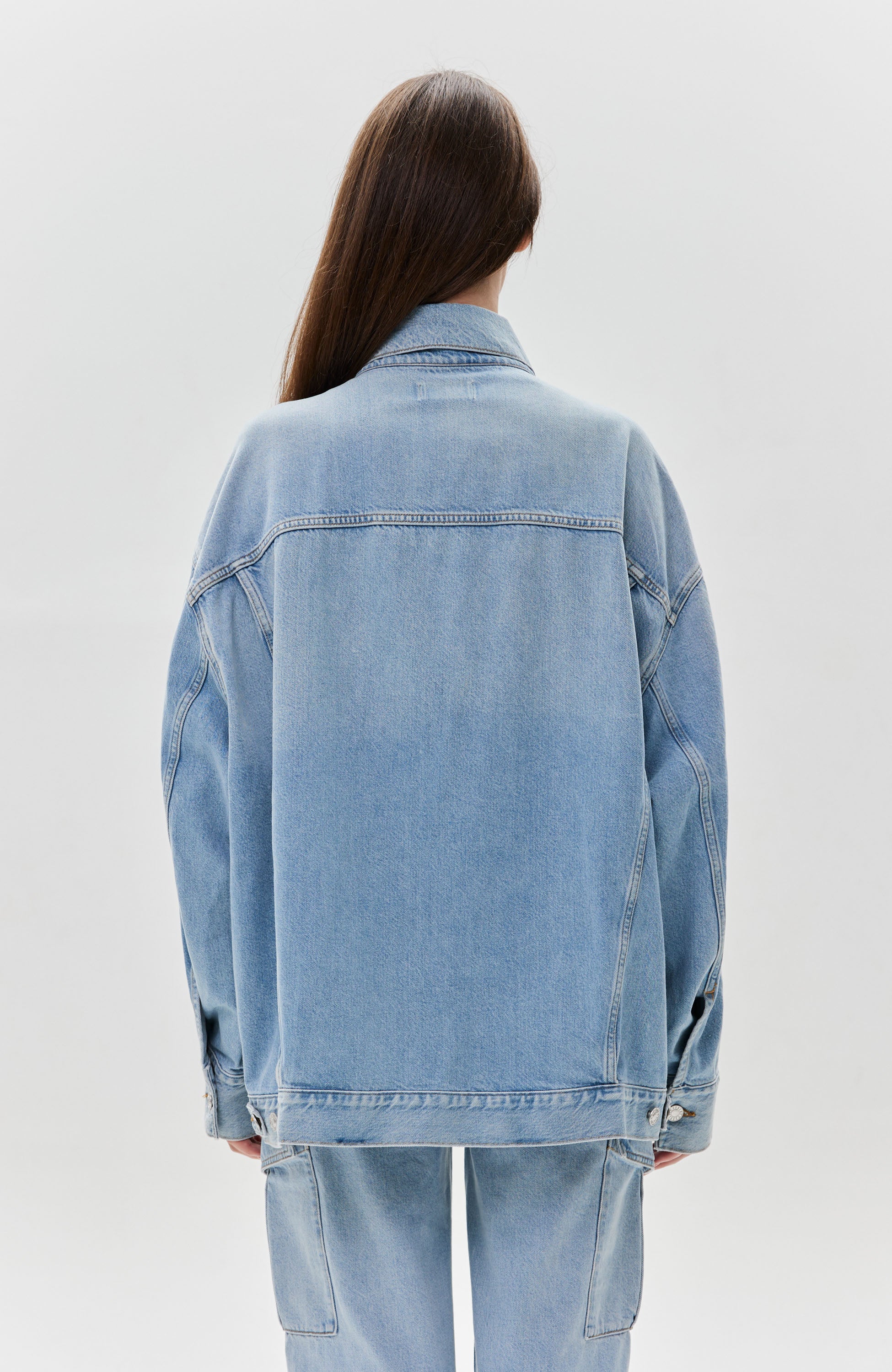 Agolde Blue Oversized vintage denim jacket wayne image 5