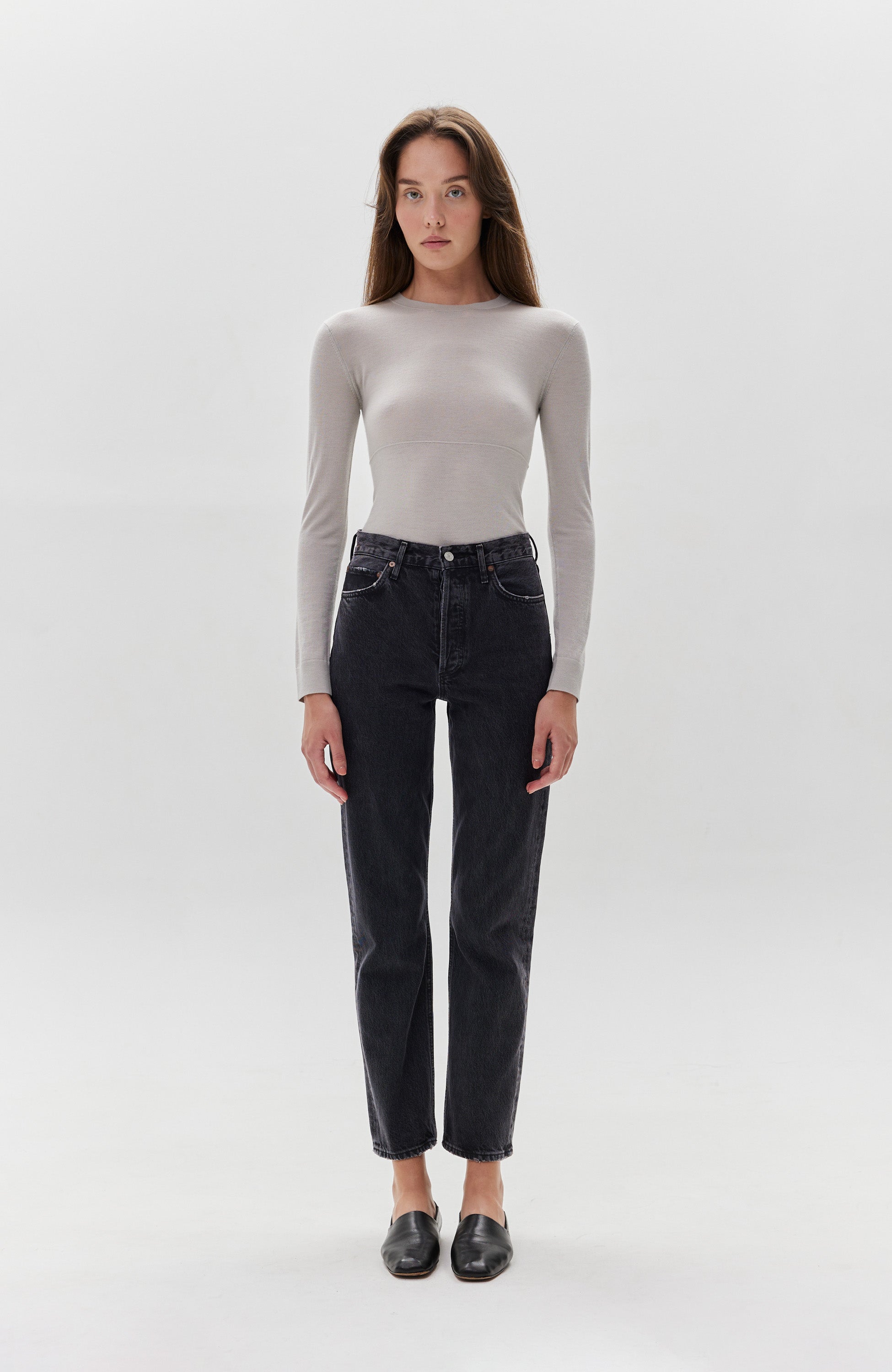 High-rise straight jeans 90'S PINCH