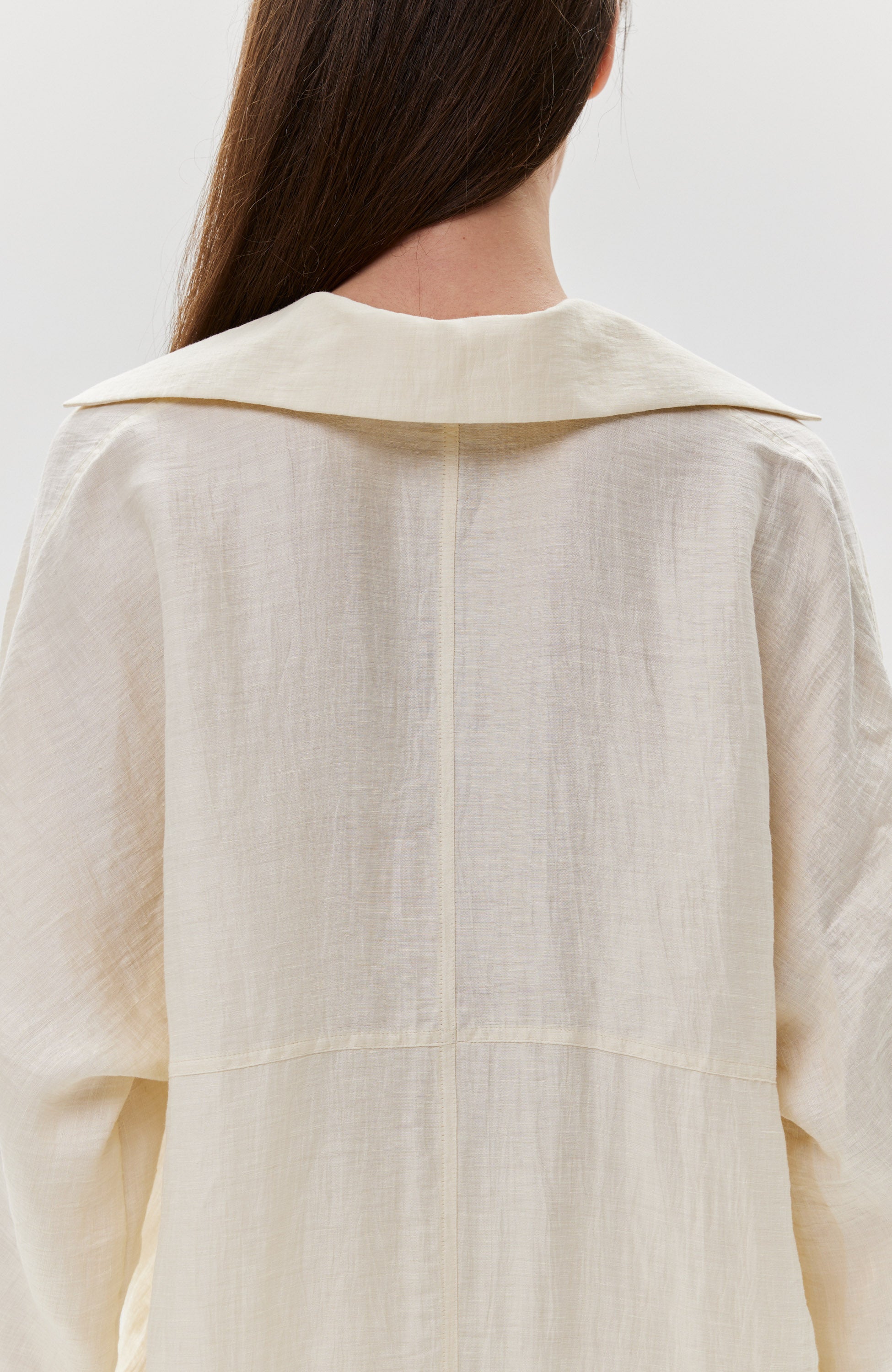 House of dagmar White Oversize flowy shirt image 8