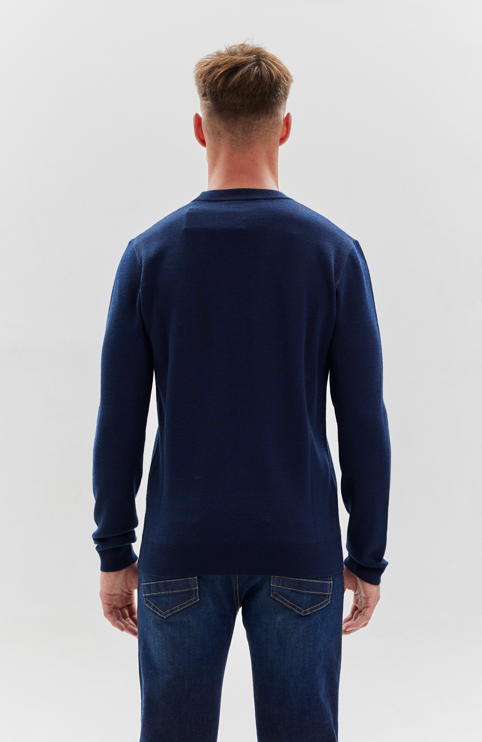 Dirk bikkembergs Blue Sweter z okrągłym dekoltem image 3