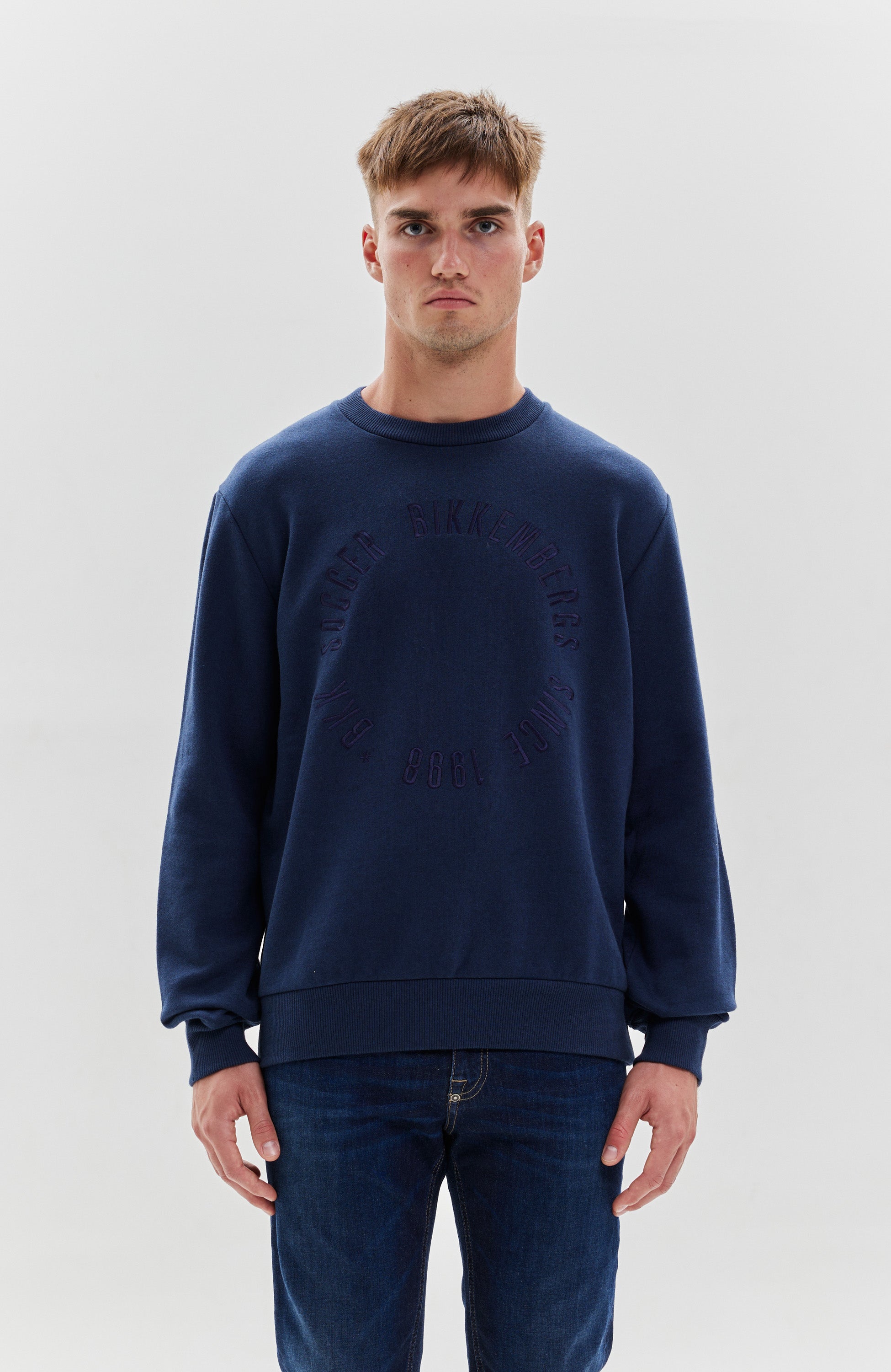 Logo-embroidered sweatshirt