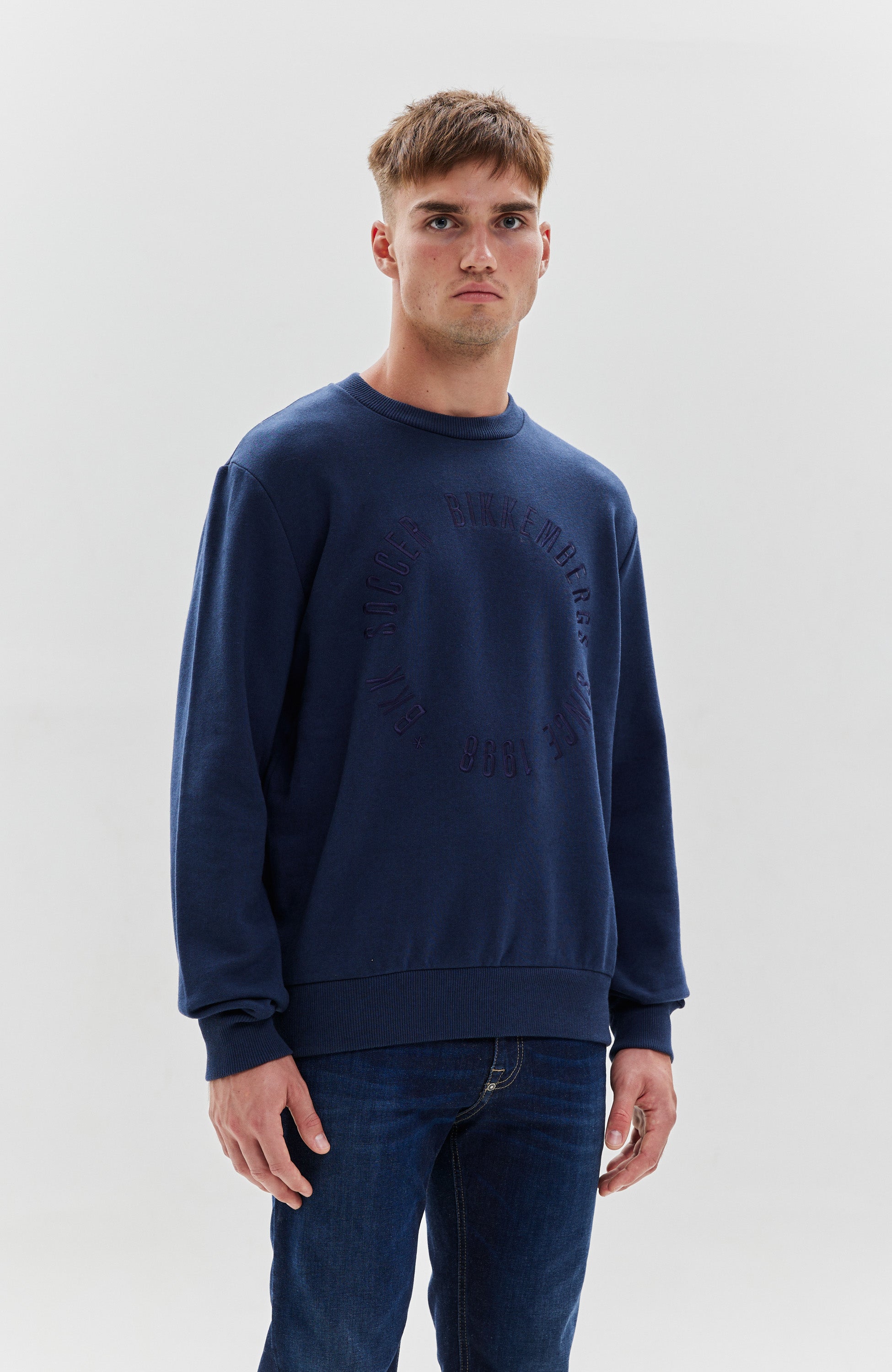 Logo-embroidered sweatshirt