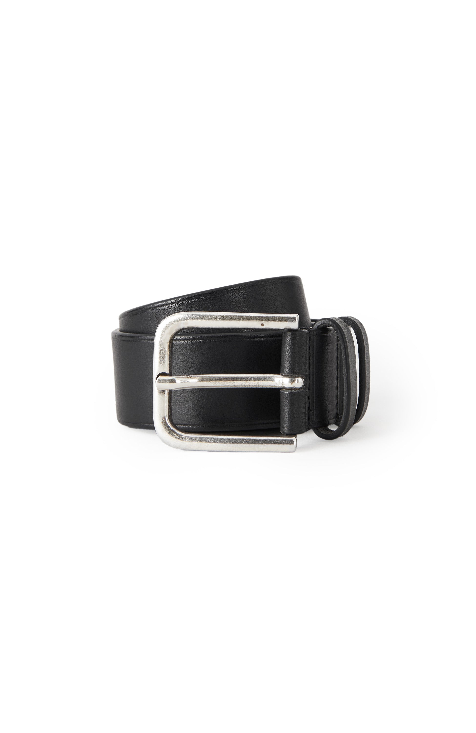 Tiger of sweden Black Leather belt bombazine image 3