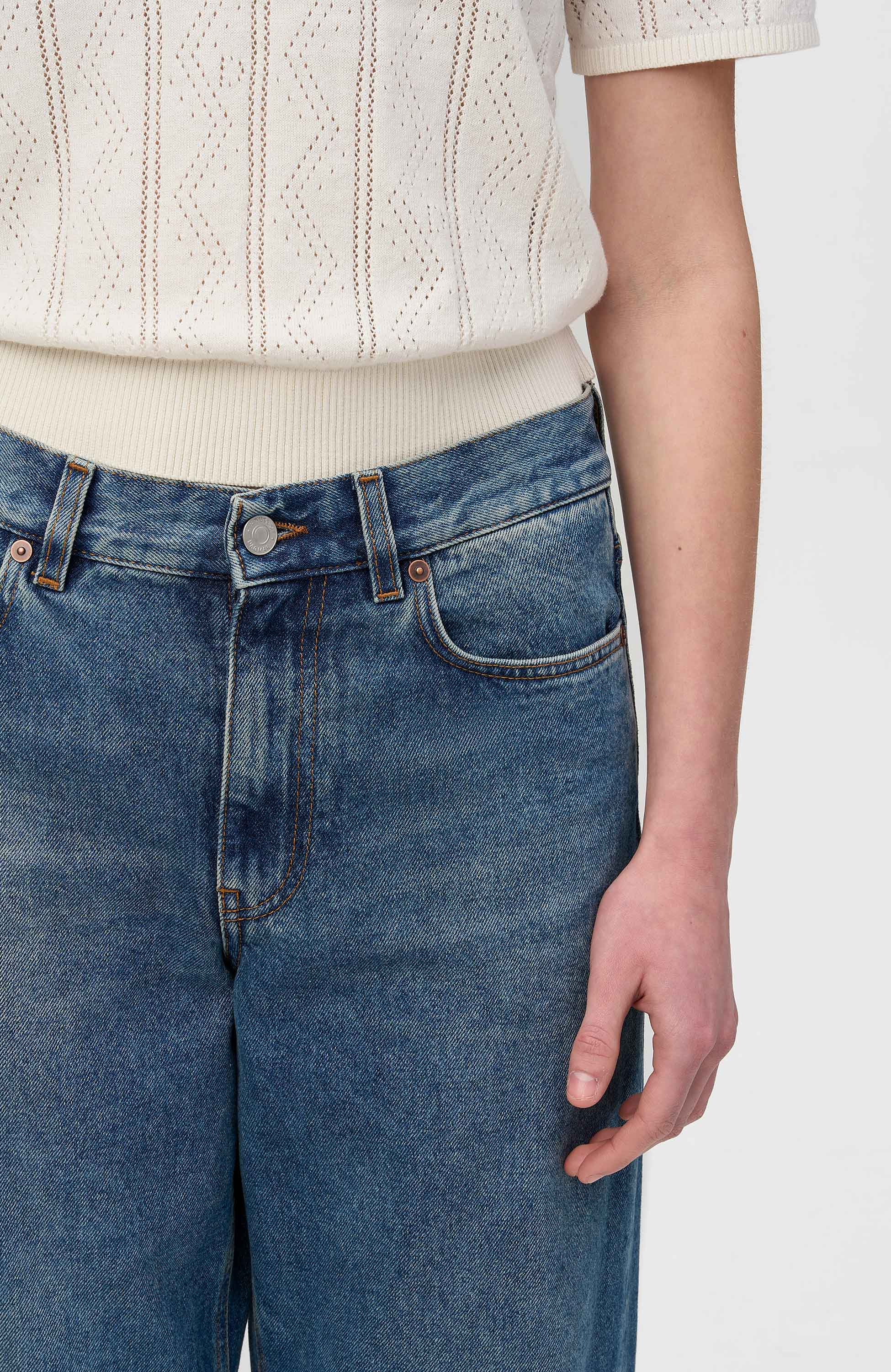 House of dagmar Blue Baggy fit denim jeans image 6
