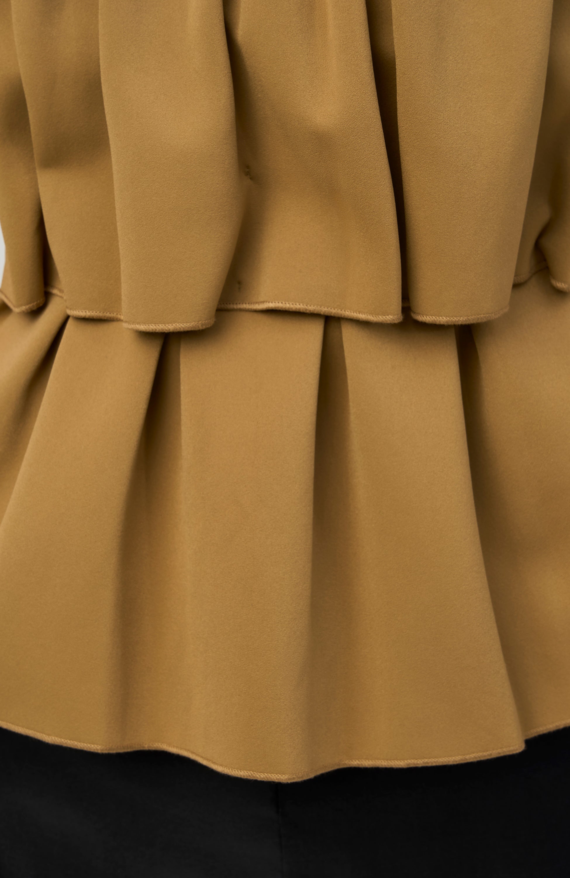 House of dagmar Beige Sculpted tube top image 5