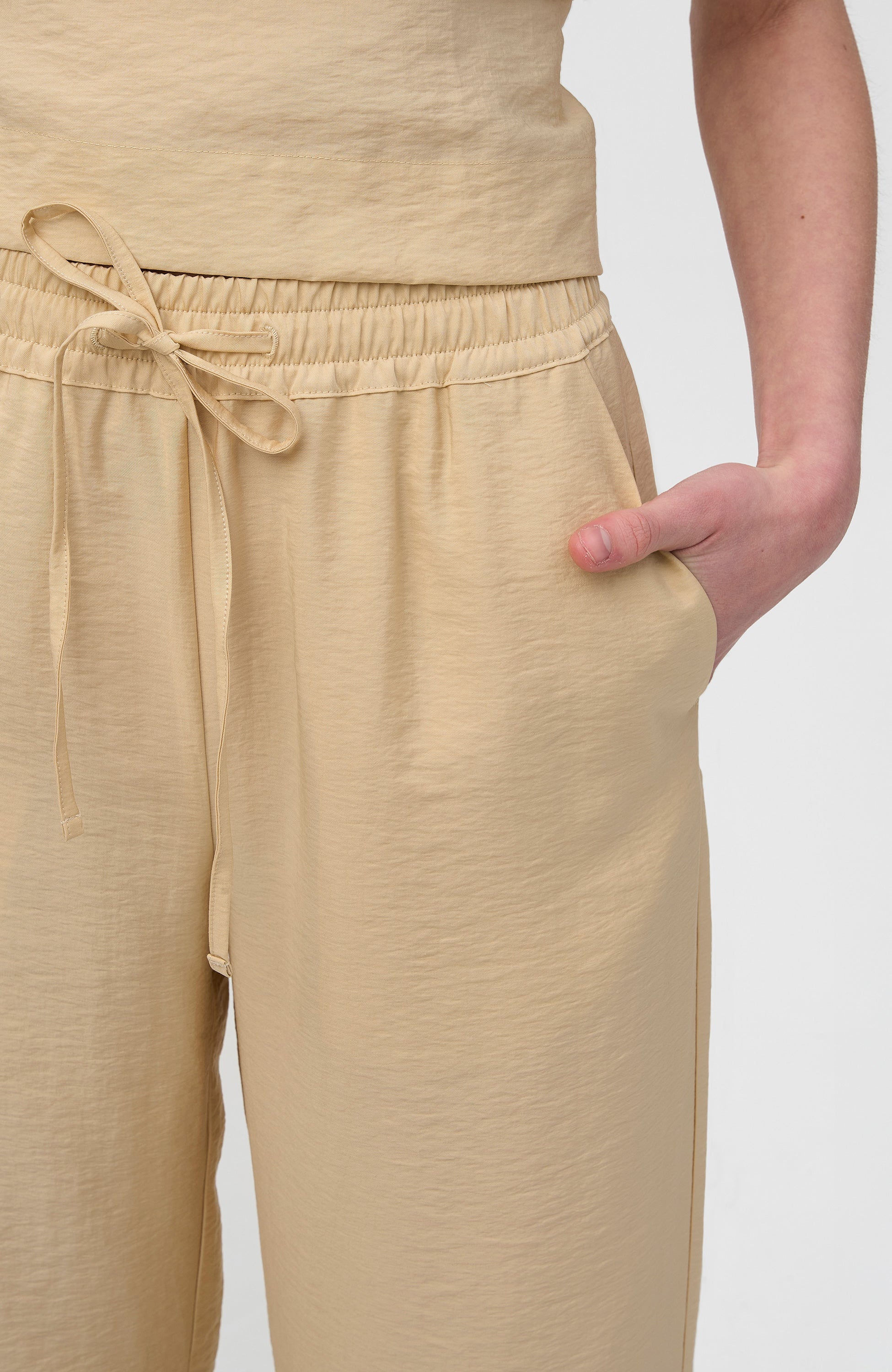 House of dagmar Neutral Drawstring trousers image 6