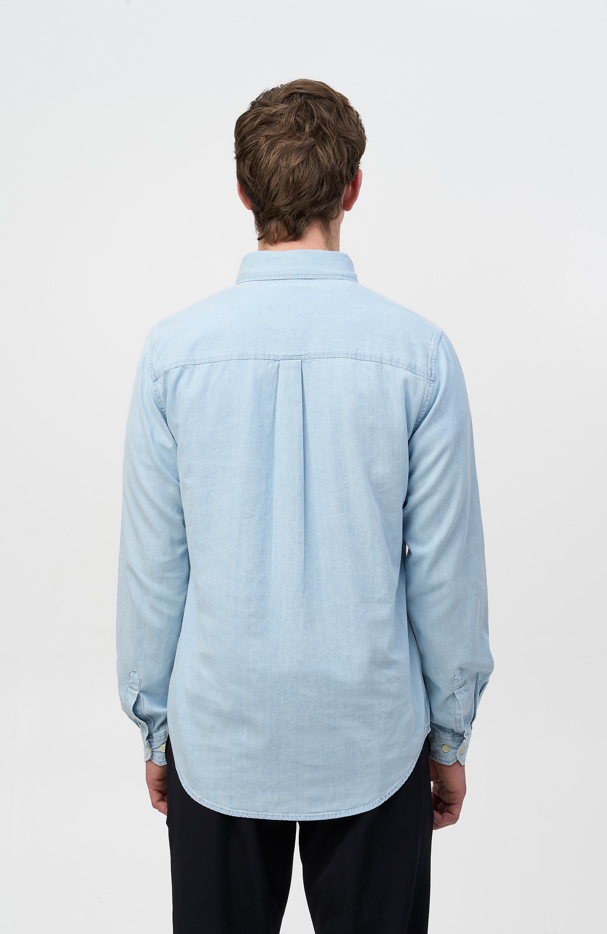 Les deux Blue Denim shirt kash image 4