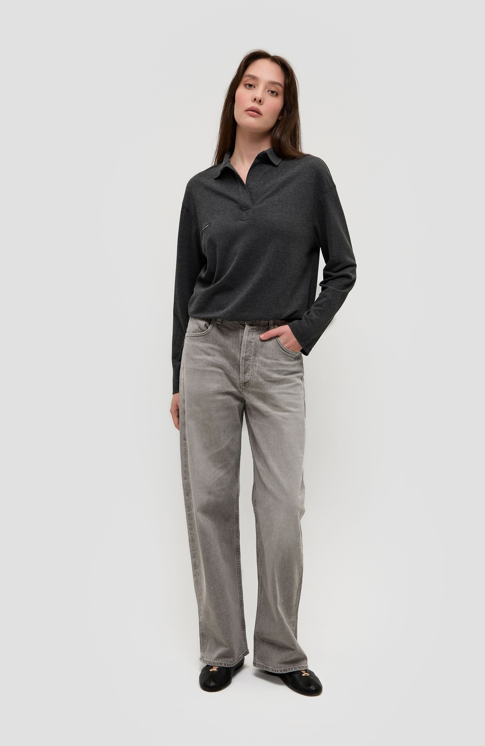 Longsleeve polo shirt