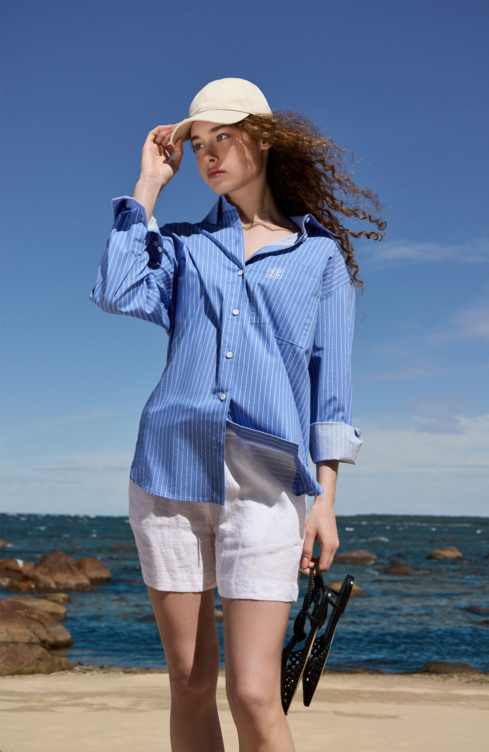 Striped cotton shirt