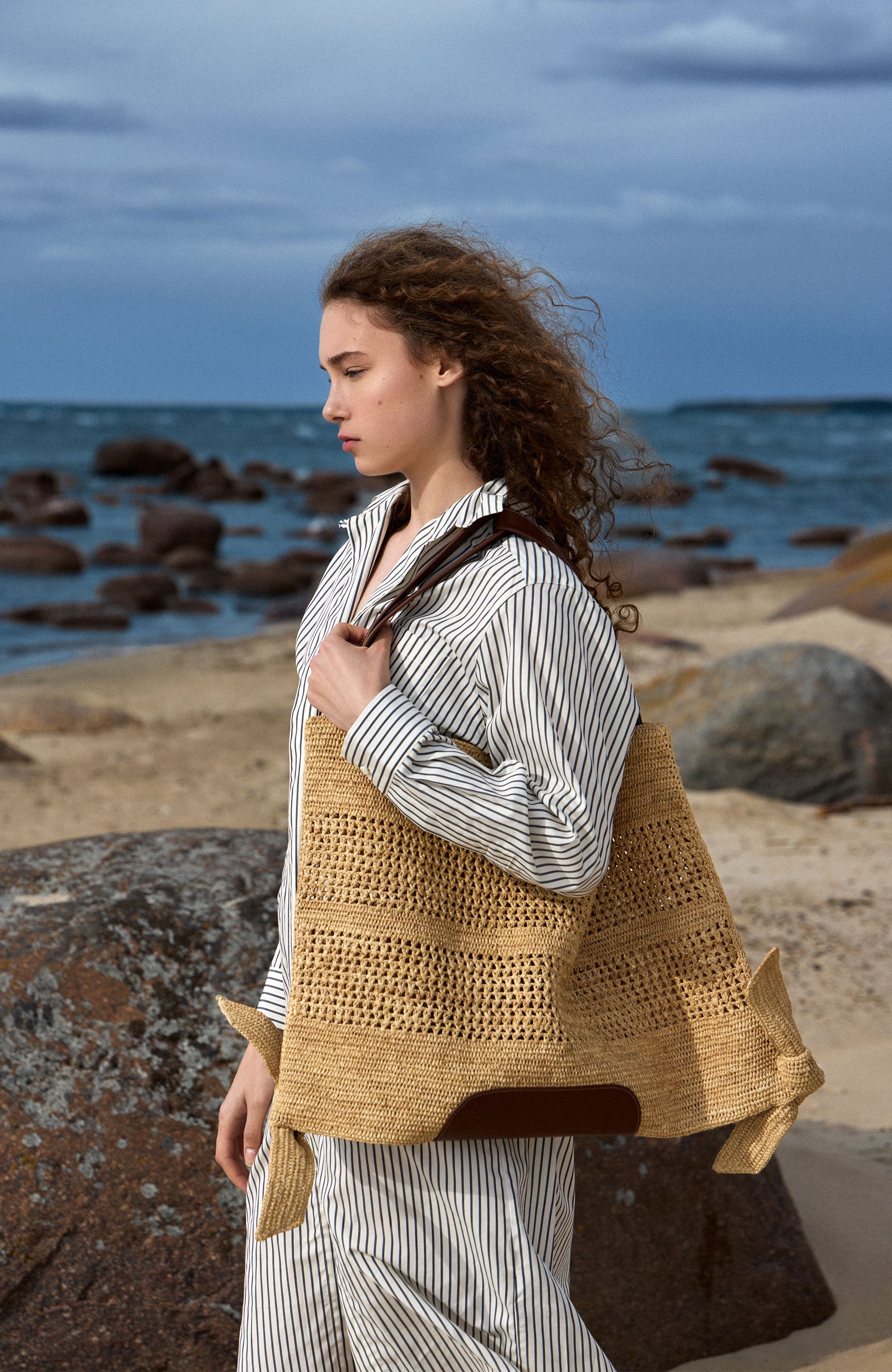 Slouchy shoulder bag CADOR