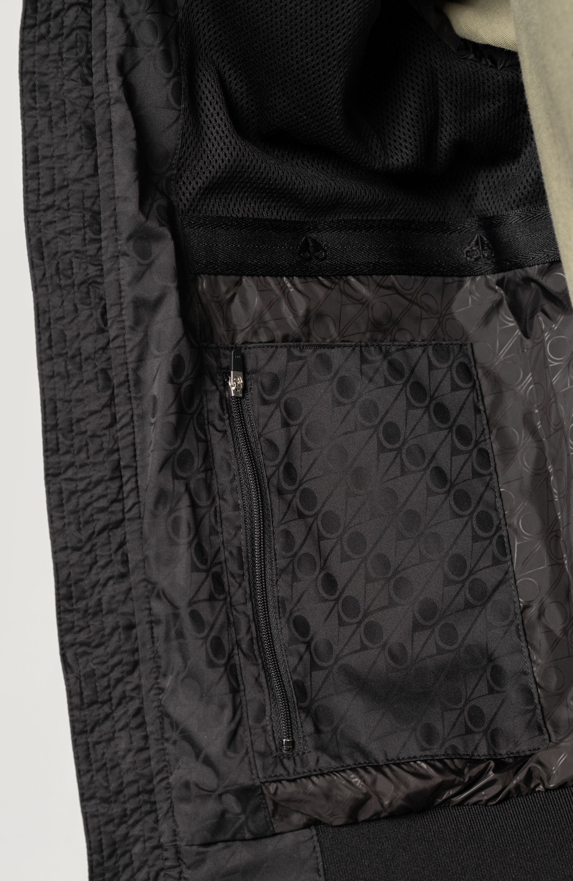 Moose knuckles Black Logomustriga bomber courville image 9