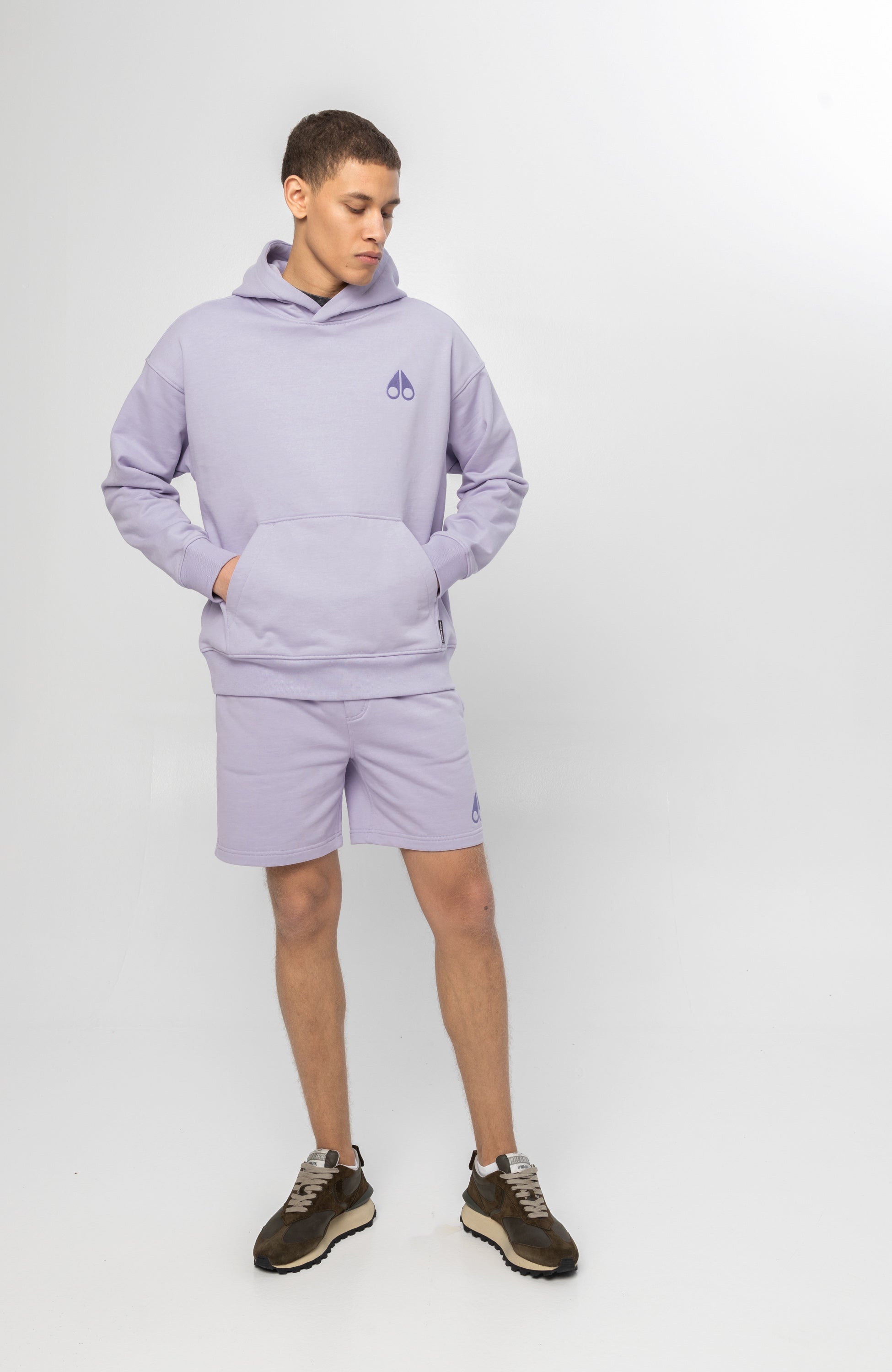 Moose knuckles Purple Paeltega puuvillased lühikesed püksid clyde image 7