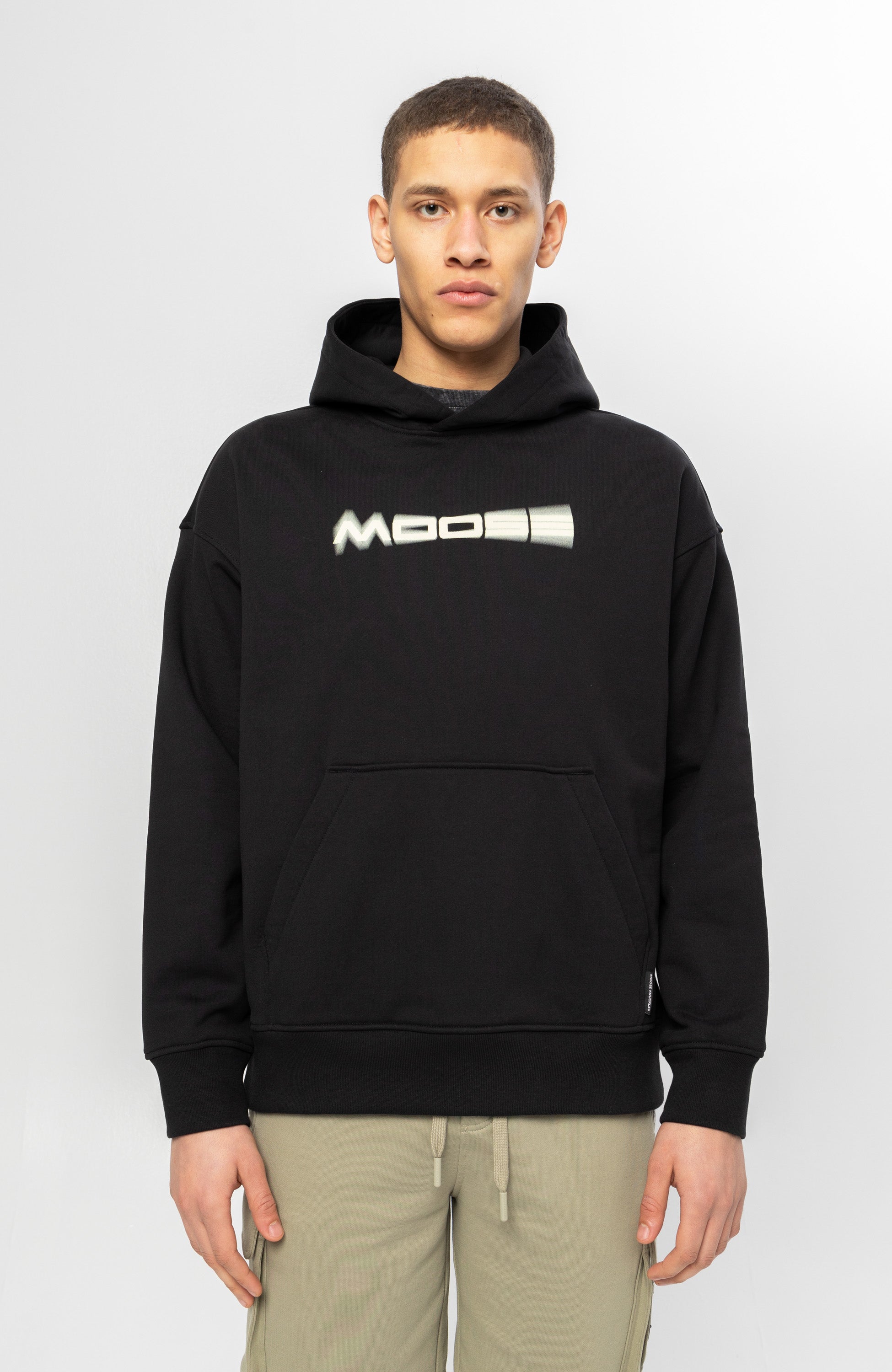 Graphic-pattern hoodie DAMIEN