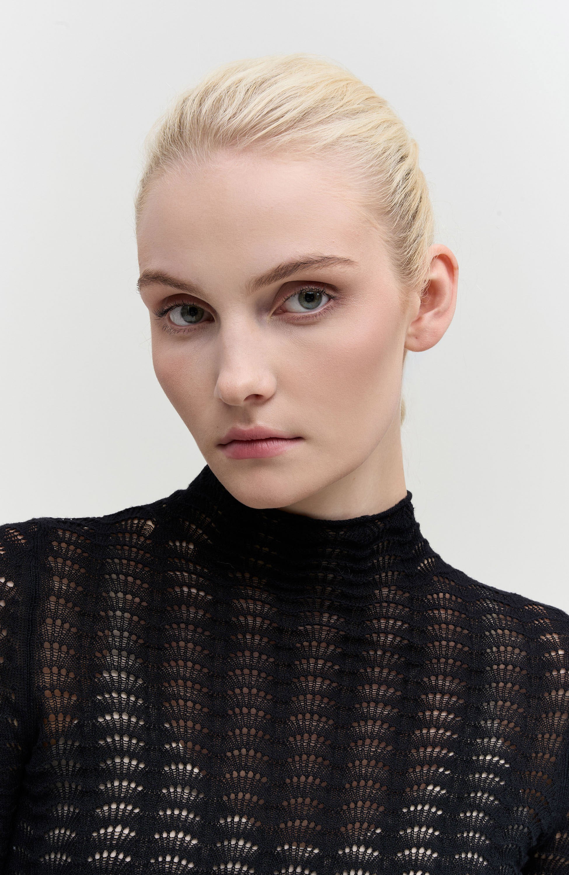 House of dagmar Black Lace knit top image 6