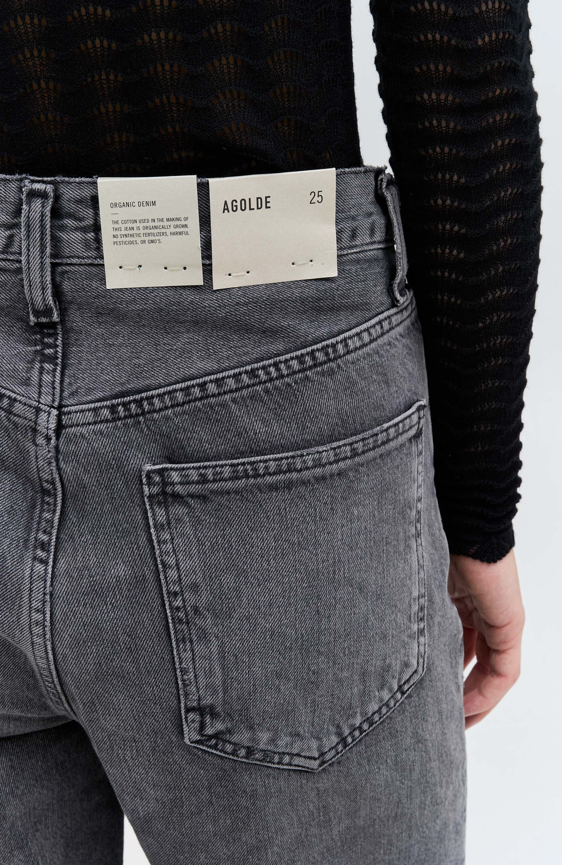 Agolde Black Jeansy criss cross image 6
