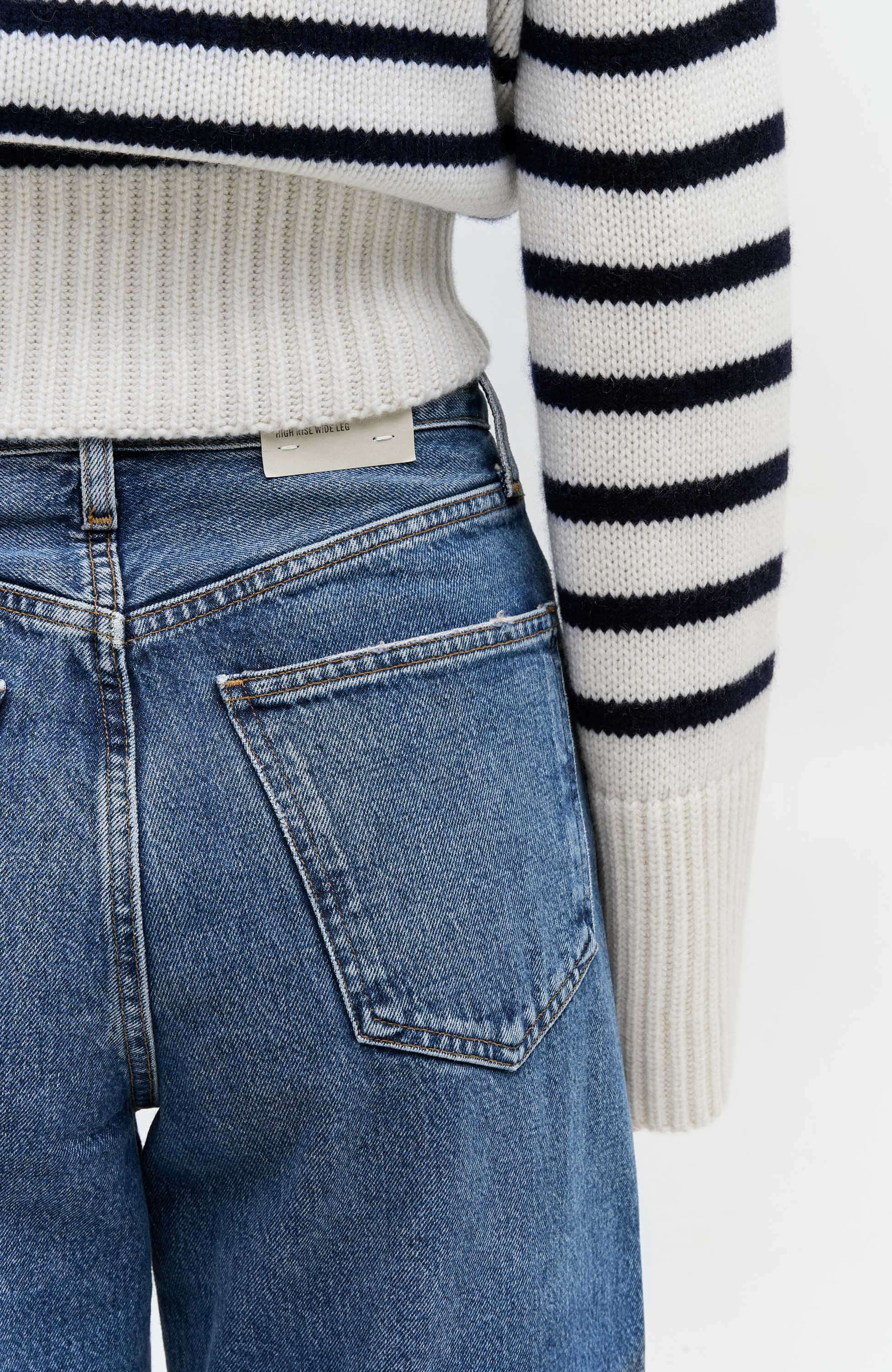 Agolde Blue Wide-leg jeans dame image 6