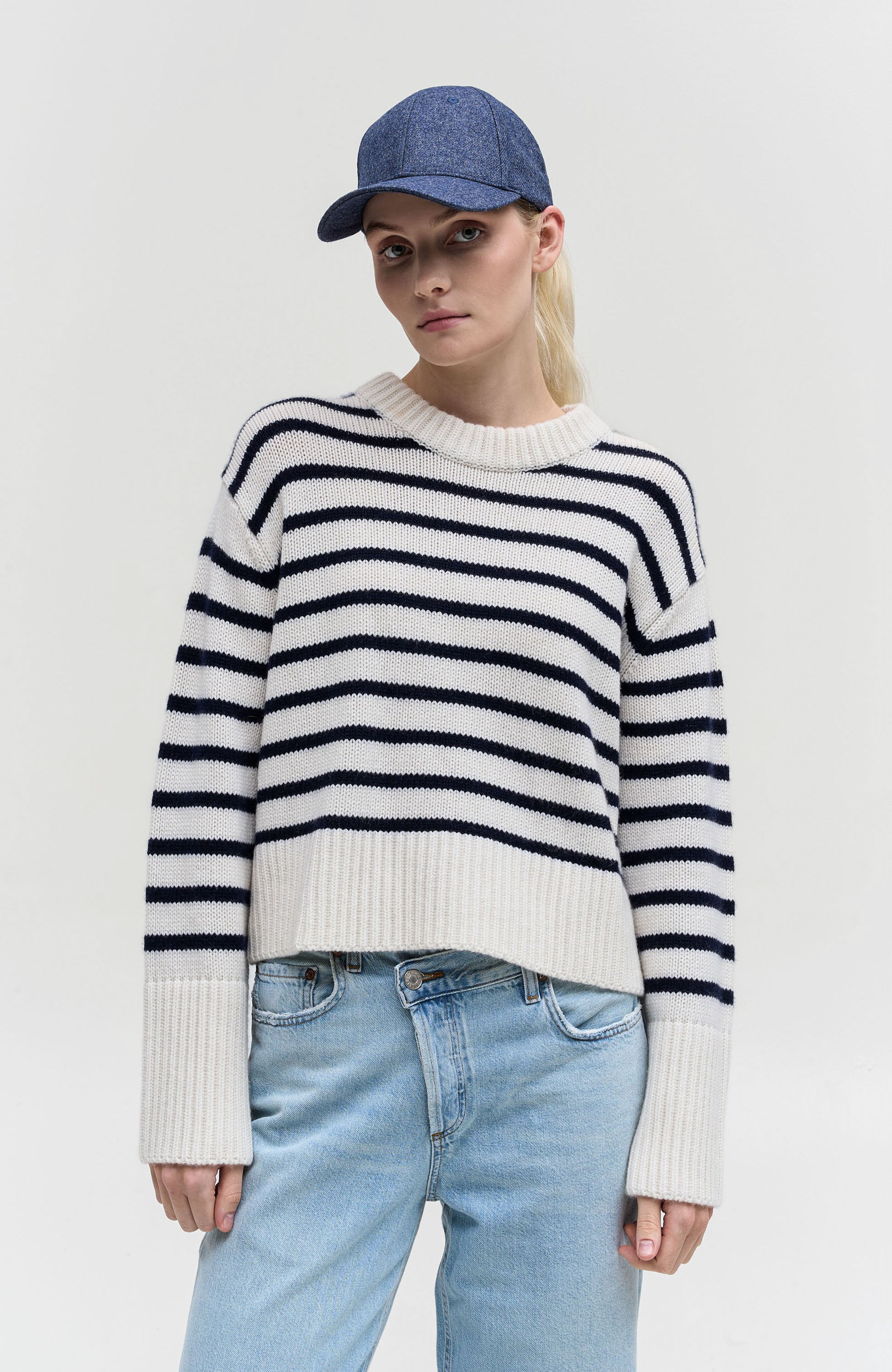 Holzweiler Blue Wool melange cap sirup image 6