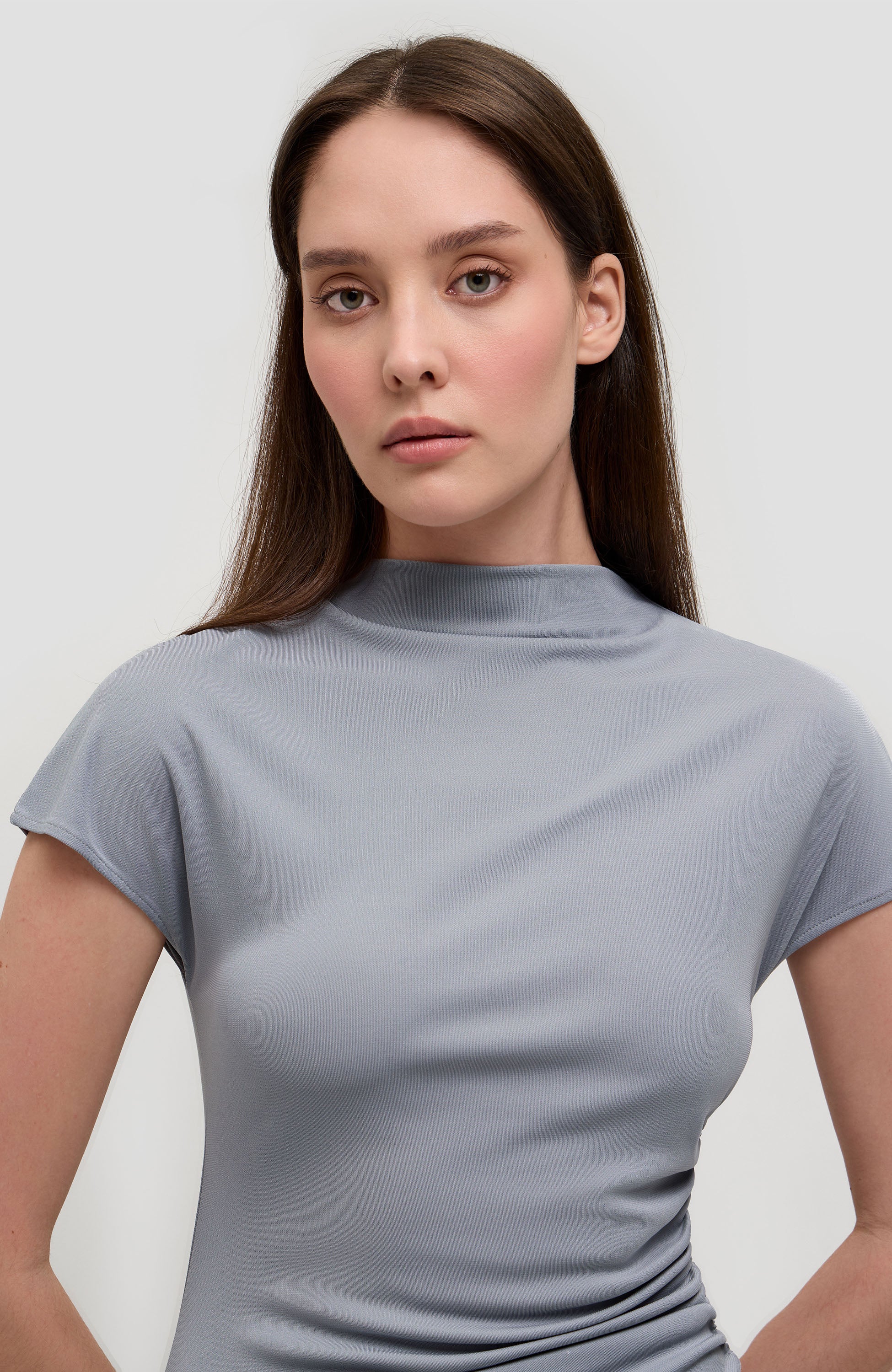 Tiger of sweden Blue Drape midi dress aliz image 7