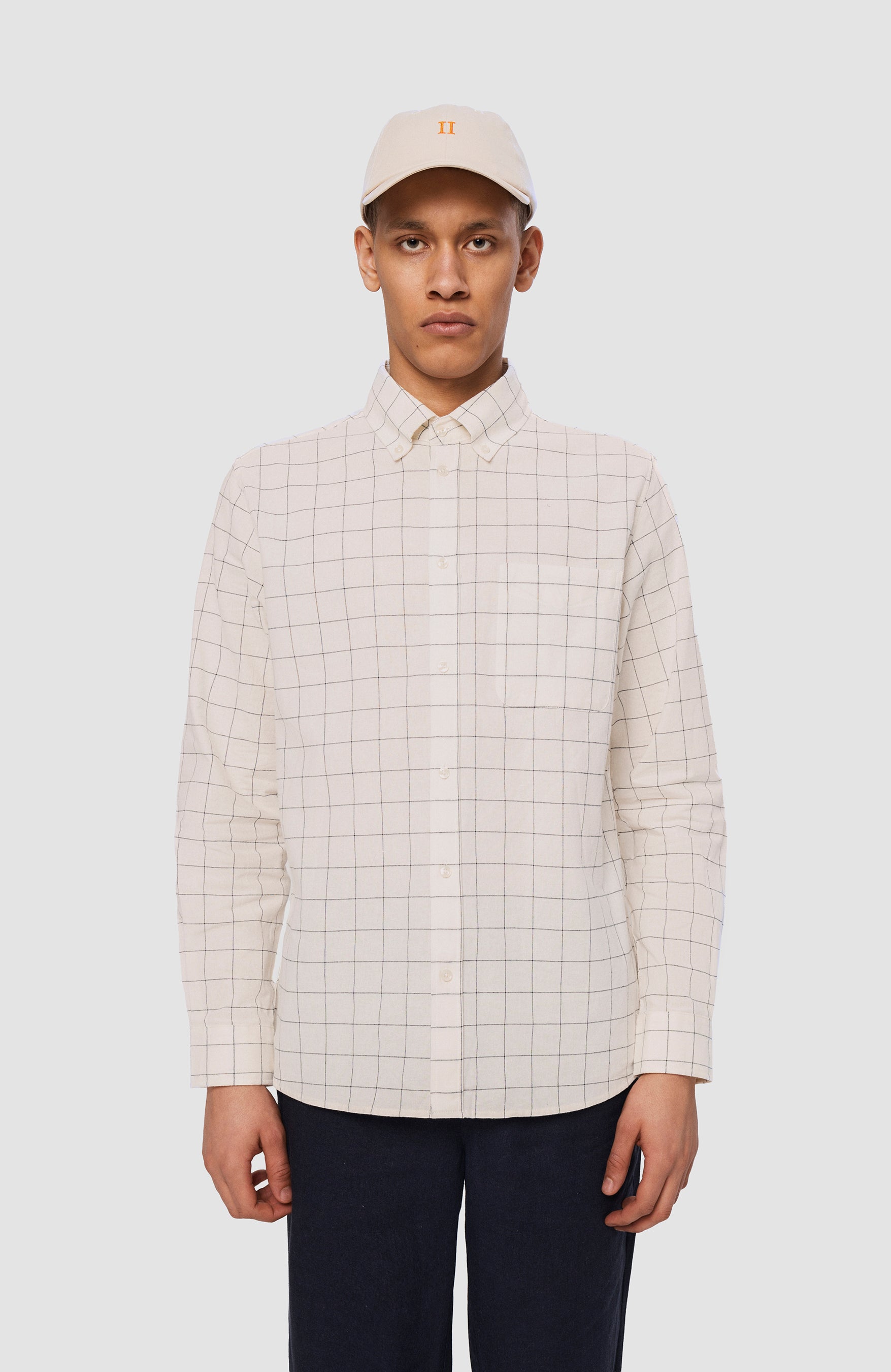 Checked cotton shirt KENT