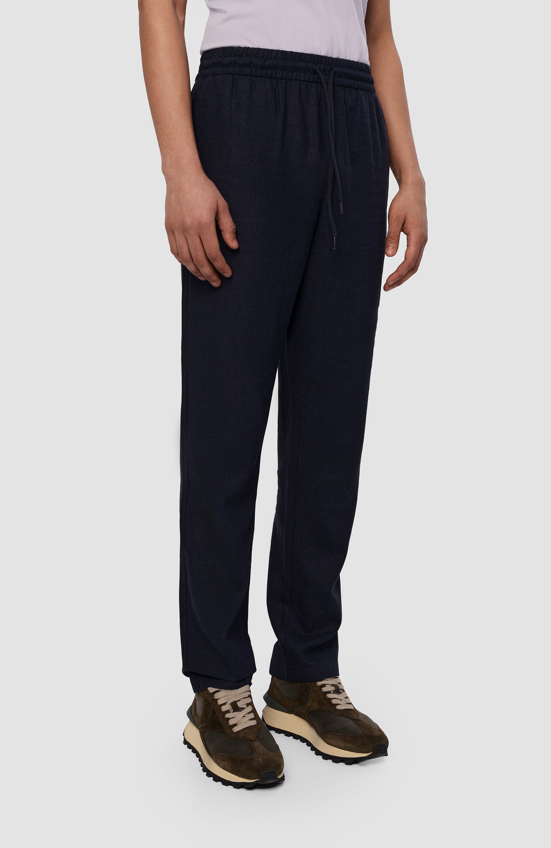 Les deux Navy Drawstring linen trousers patrick image 3