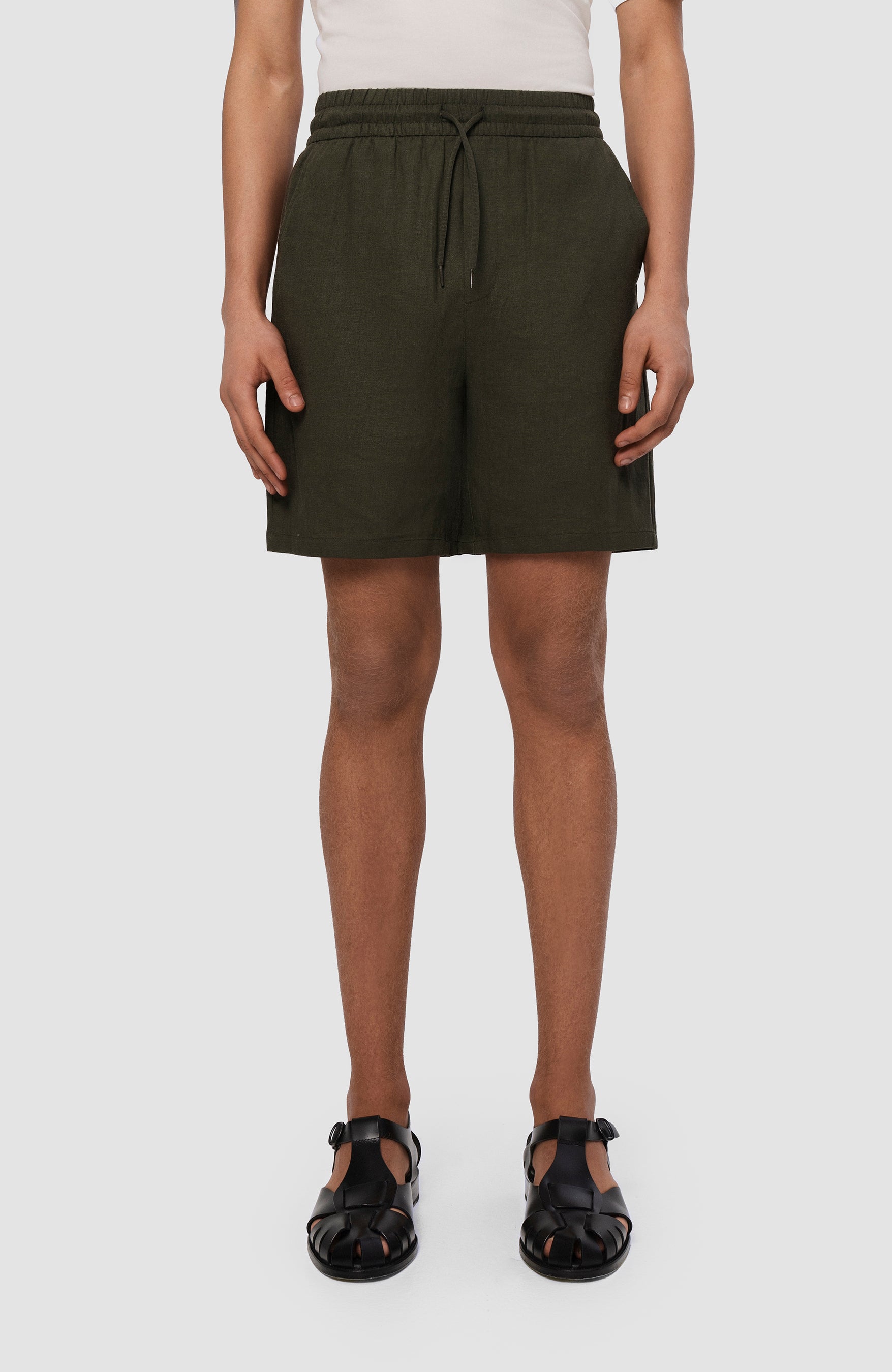 Drawstring linen shorts OTTO