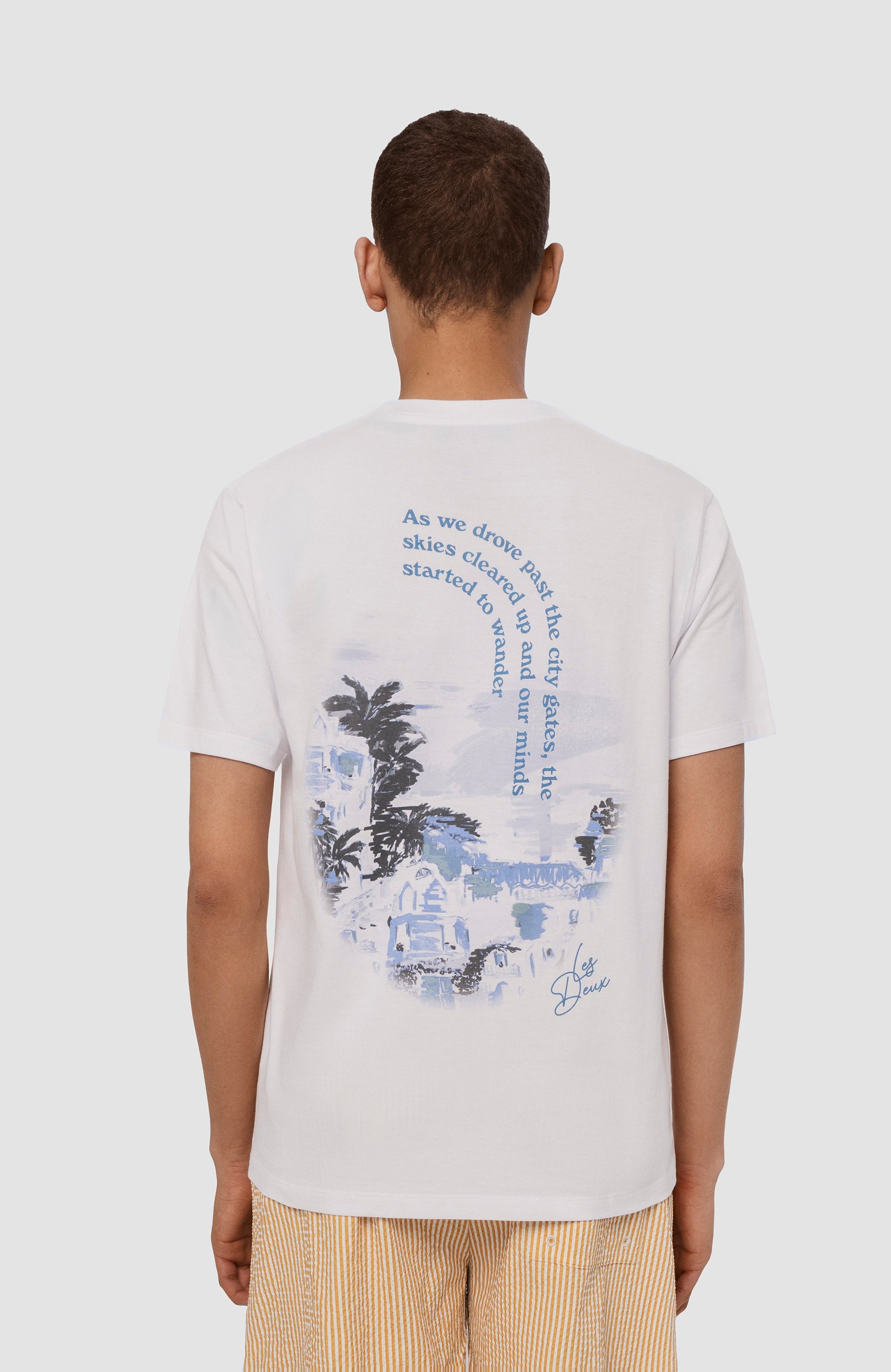 Text-printed t-shirt COASTAL