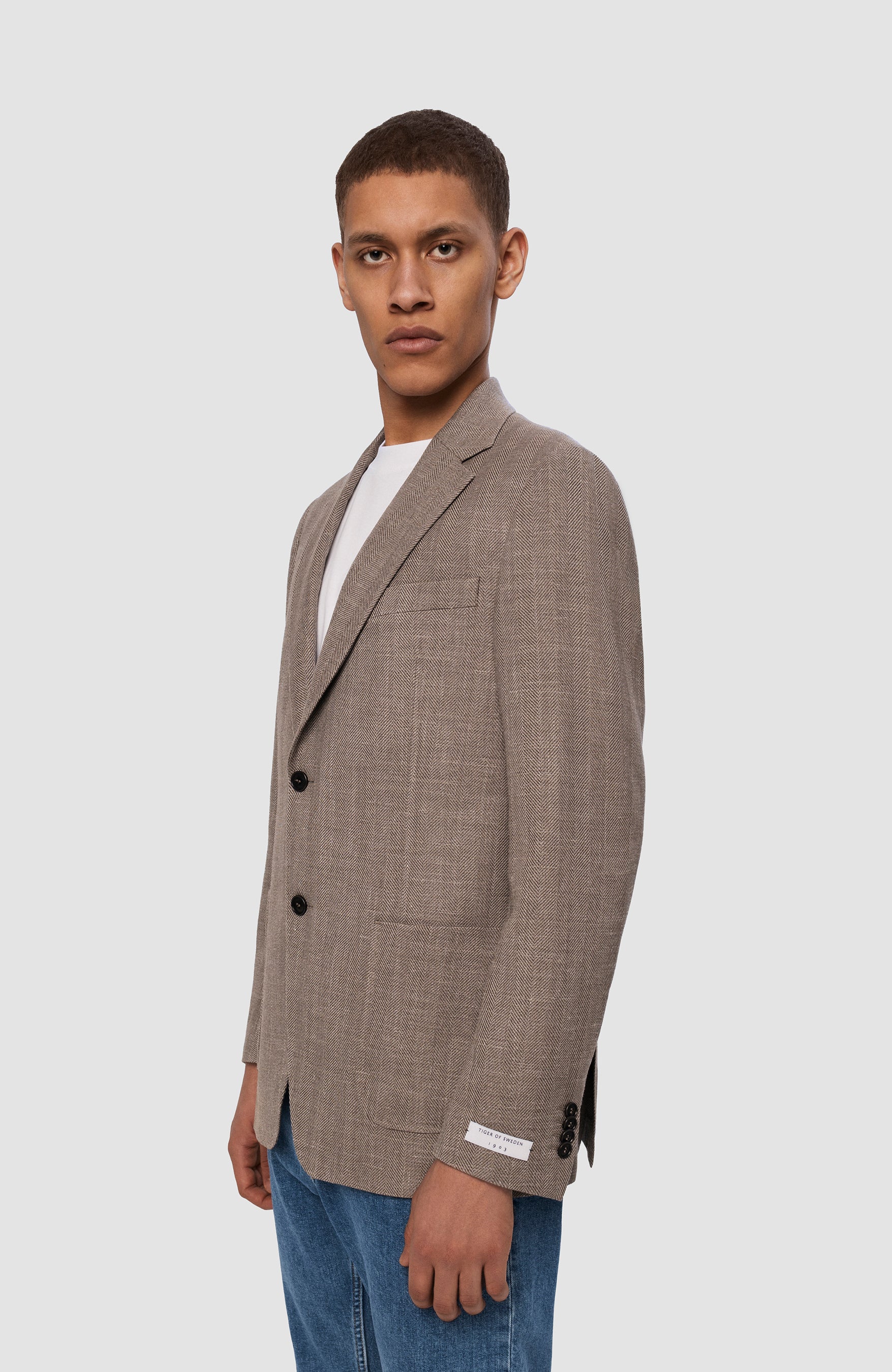 Tiger of sweden Beige Casual wool-blend blazer justin hl image 4