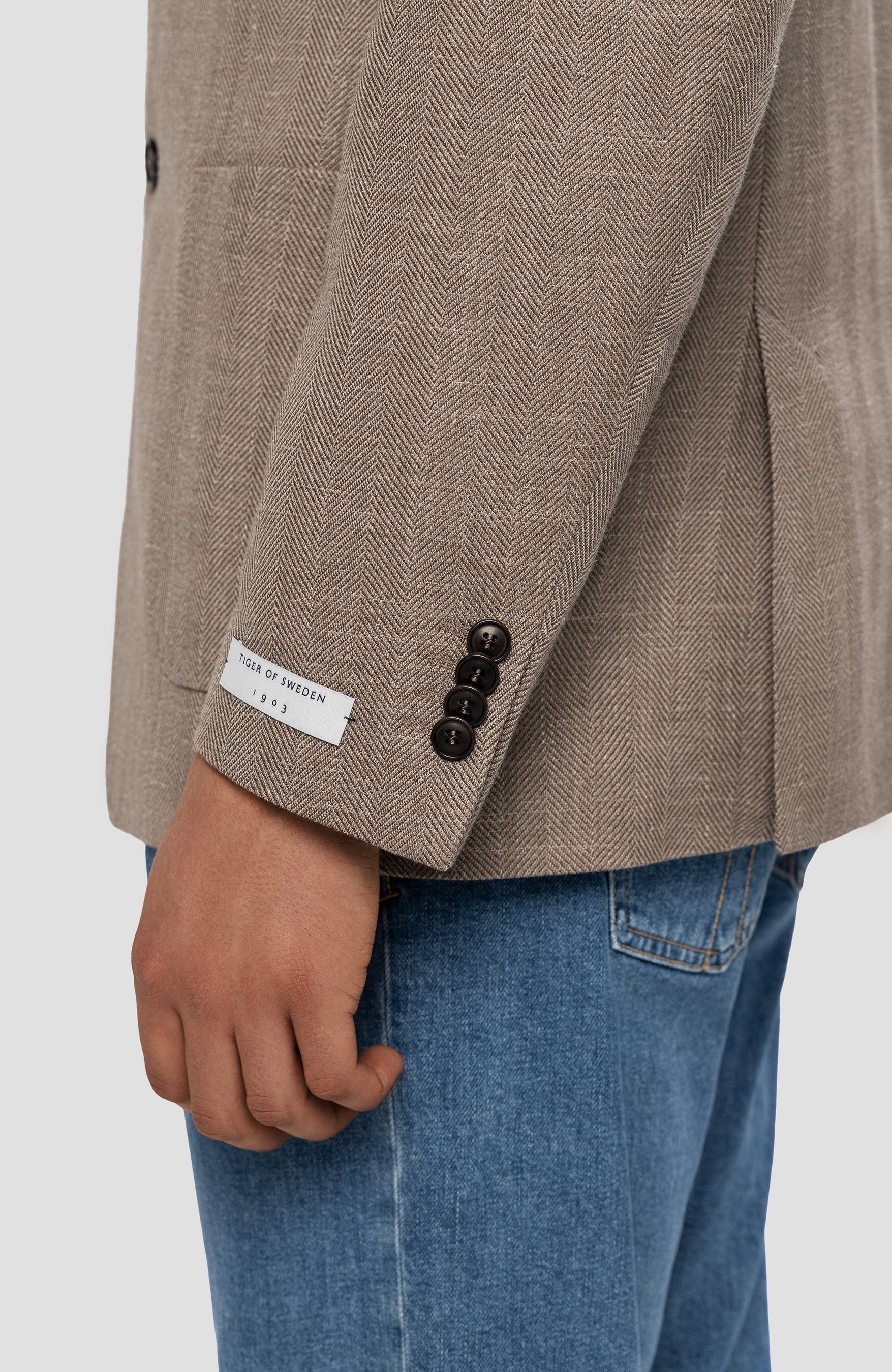 Tiger of sweden Beige Casual wool-blend blazer justin hl image 7