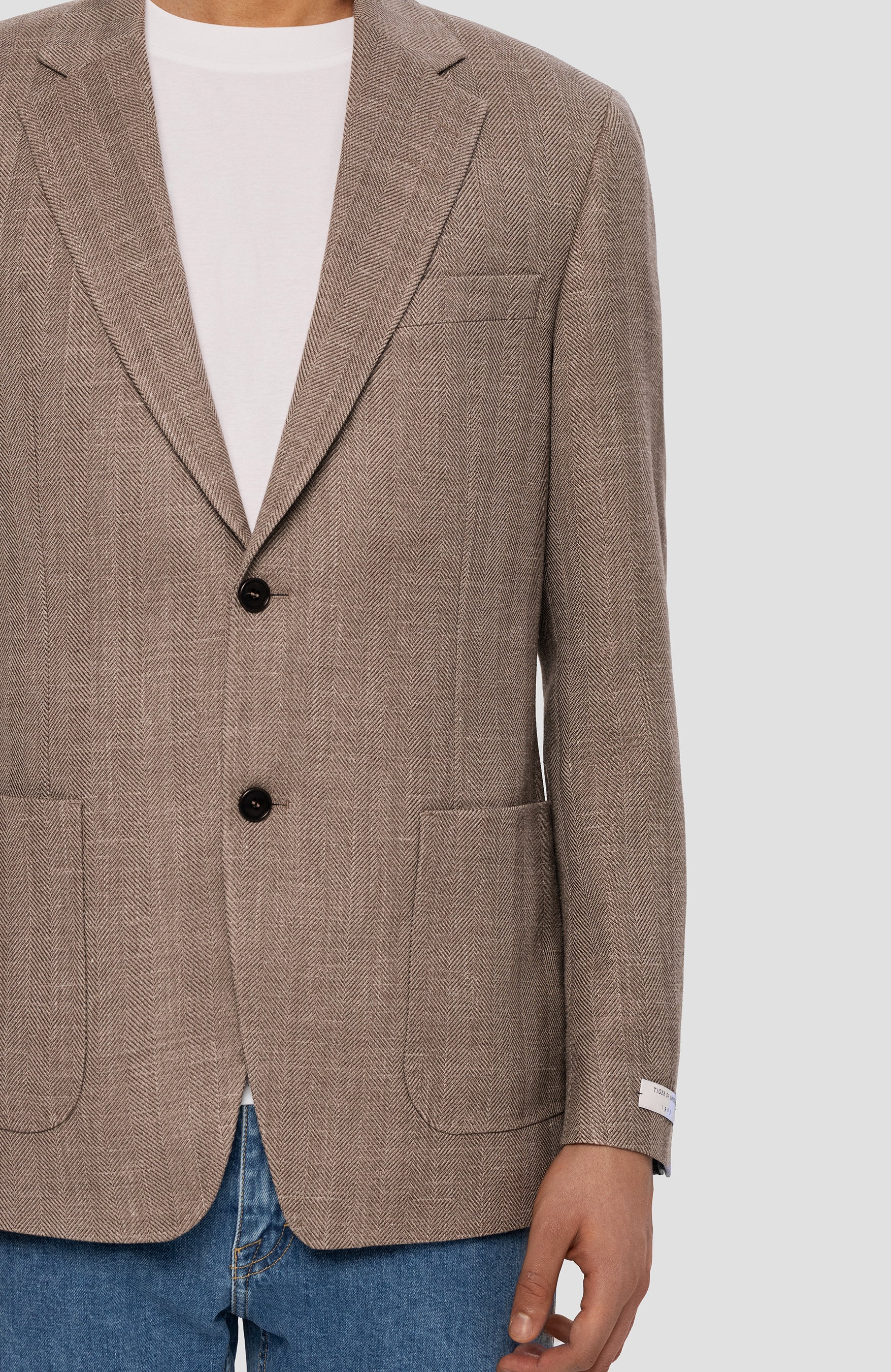 Tiger of sweden Beige Casual wool-blend blazer justin hl image 8
