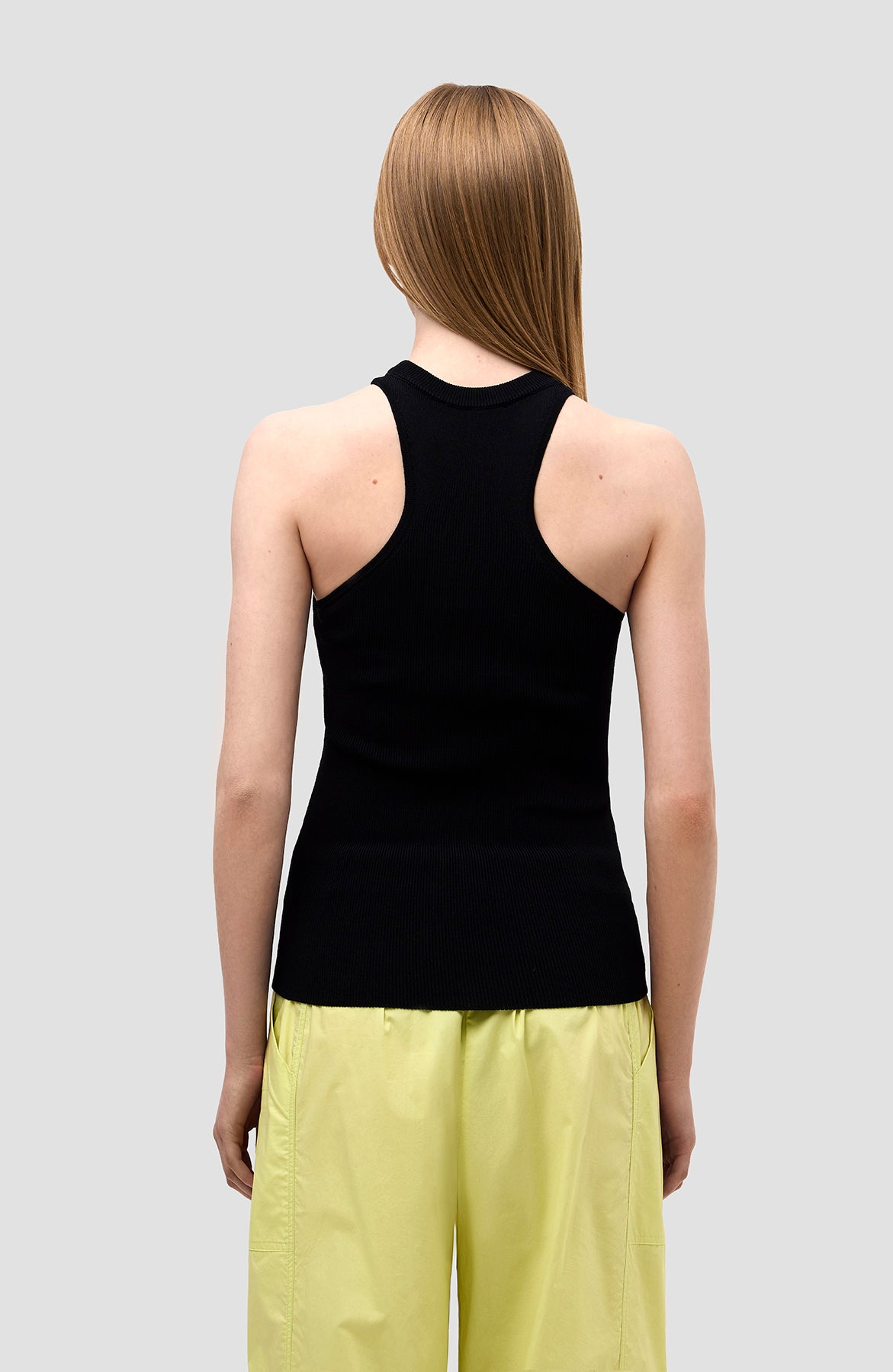 Erika cavallini Black Ribbed tank top image 4