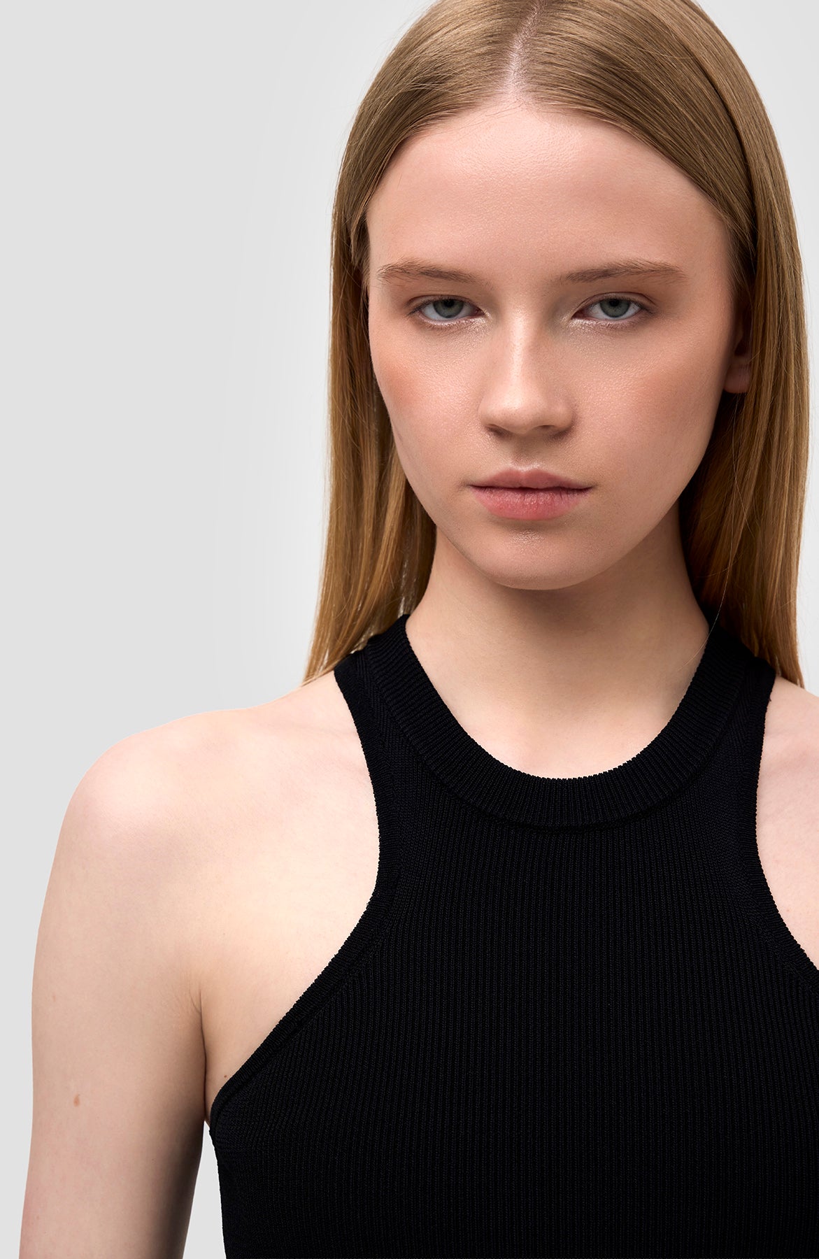 Erika cavallini Black Ribbed tank top image 5