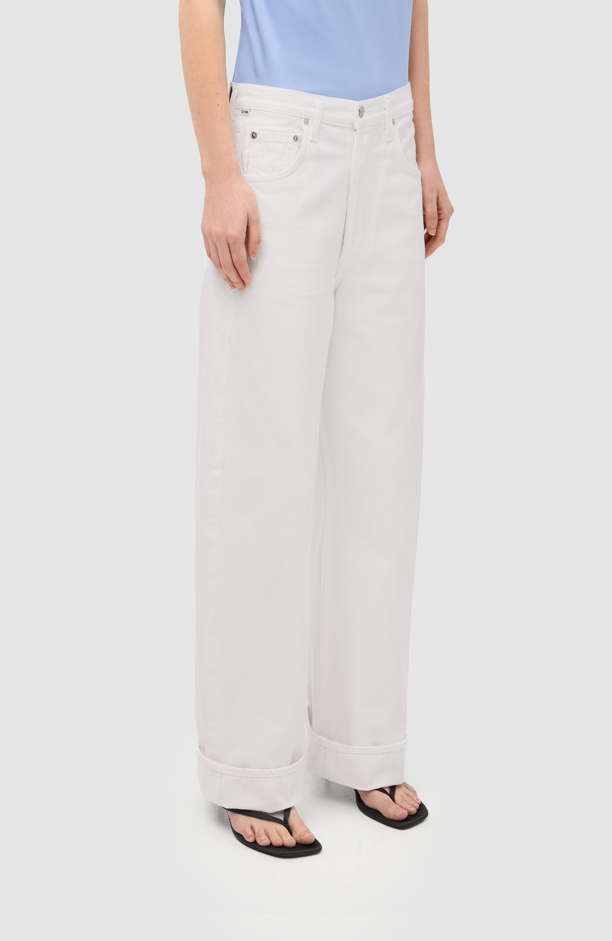 Citizens of humanity White Relaxed baggy jeans ayla image 3